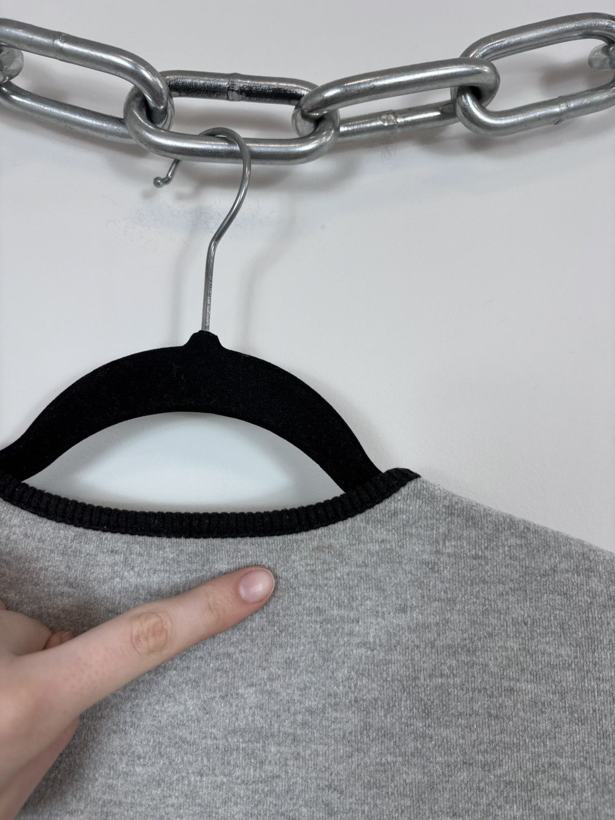 Iceberg Vintage Iceberg Jeans Women’s Big Logo Grey T-Shirt Tee Size L / US 10 / IT 46 - 20 Thumbnail