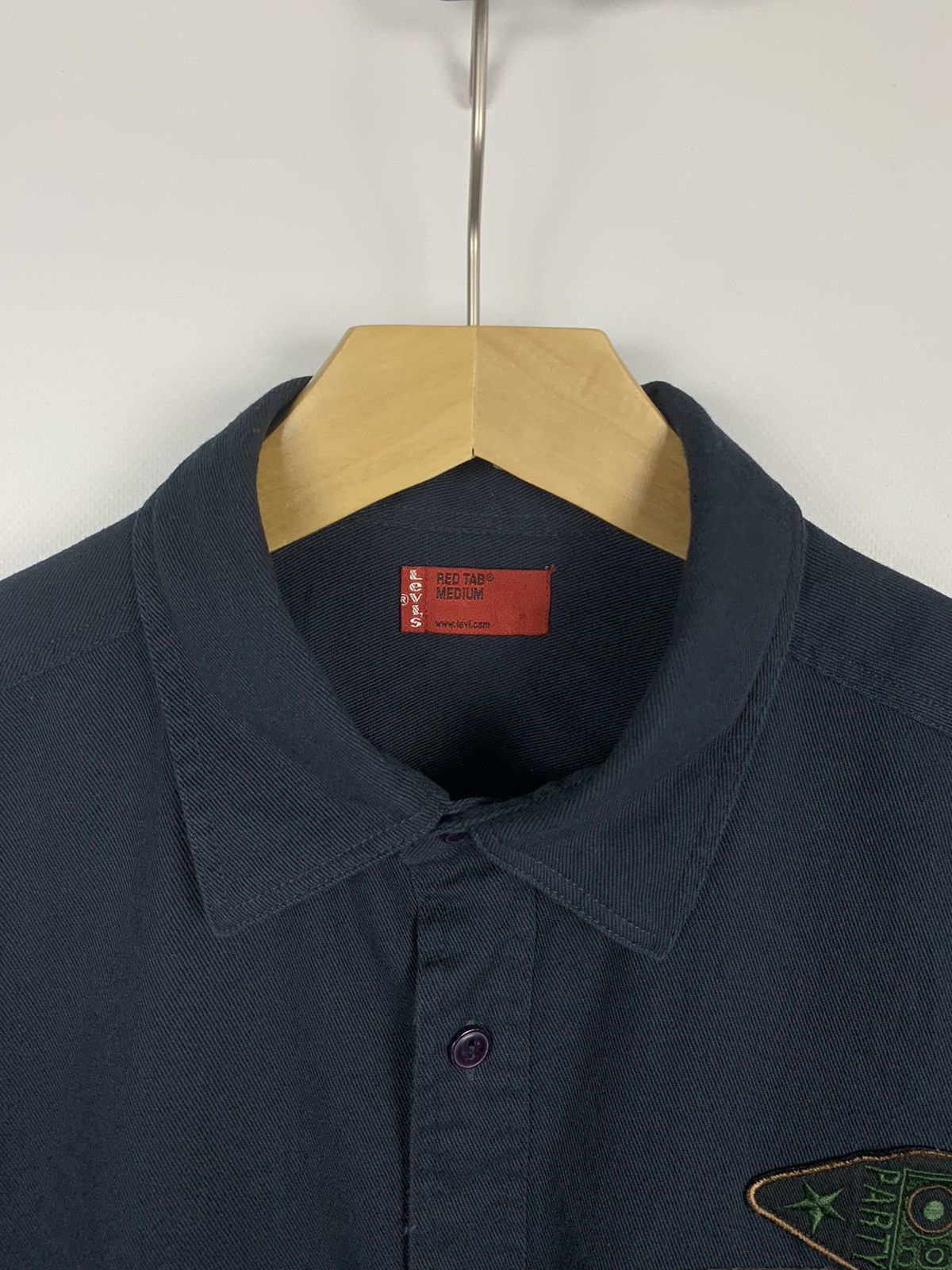 Levi's VINTAGE LEVIS RED TAB HEAVY COTTON SHIRT PATCHWORK Y2K USA Size US M / EU 48-50 / 2 - 5 Thumbnail