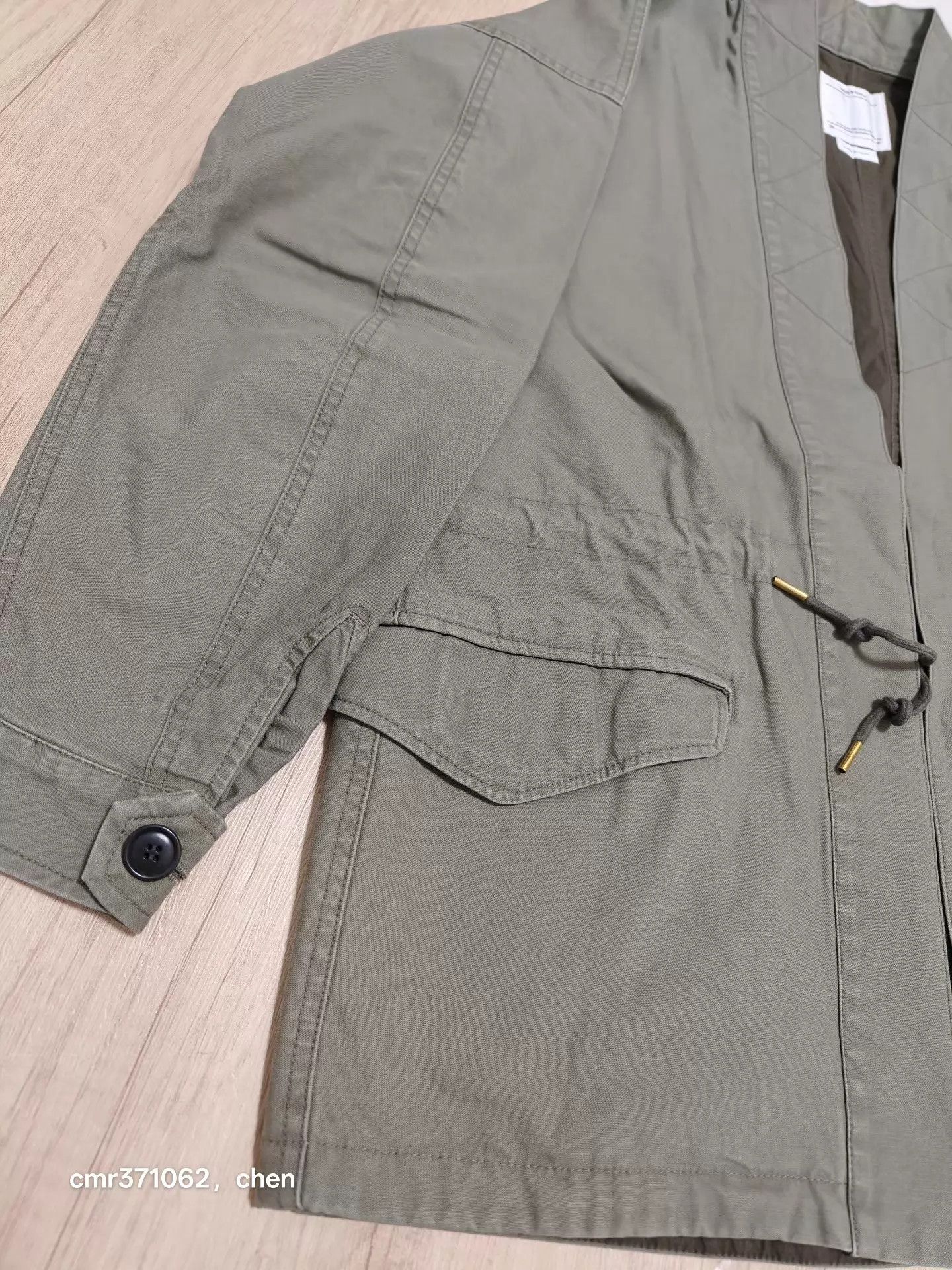 Visvim visvim 19AW Sanjuro Benny JKT Olive2 Military Robe Size US M / EU 48-50 / 2 - 5 Thumbnail