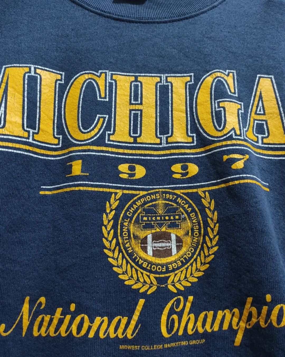 Other Vintage Michigan 90s National Champions Crewneck Size US XL / EU 56 / 4 - 5 Thumbnail