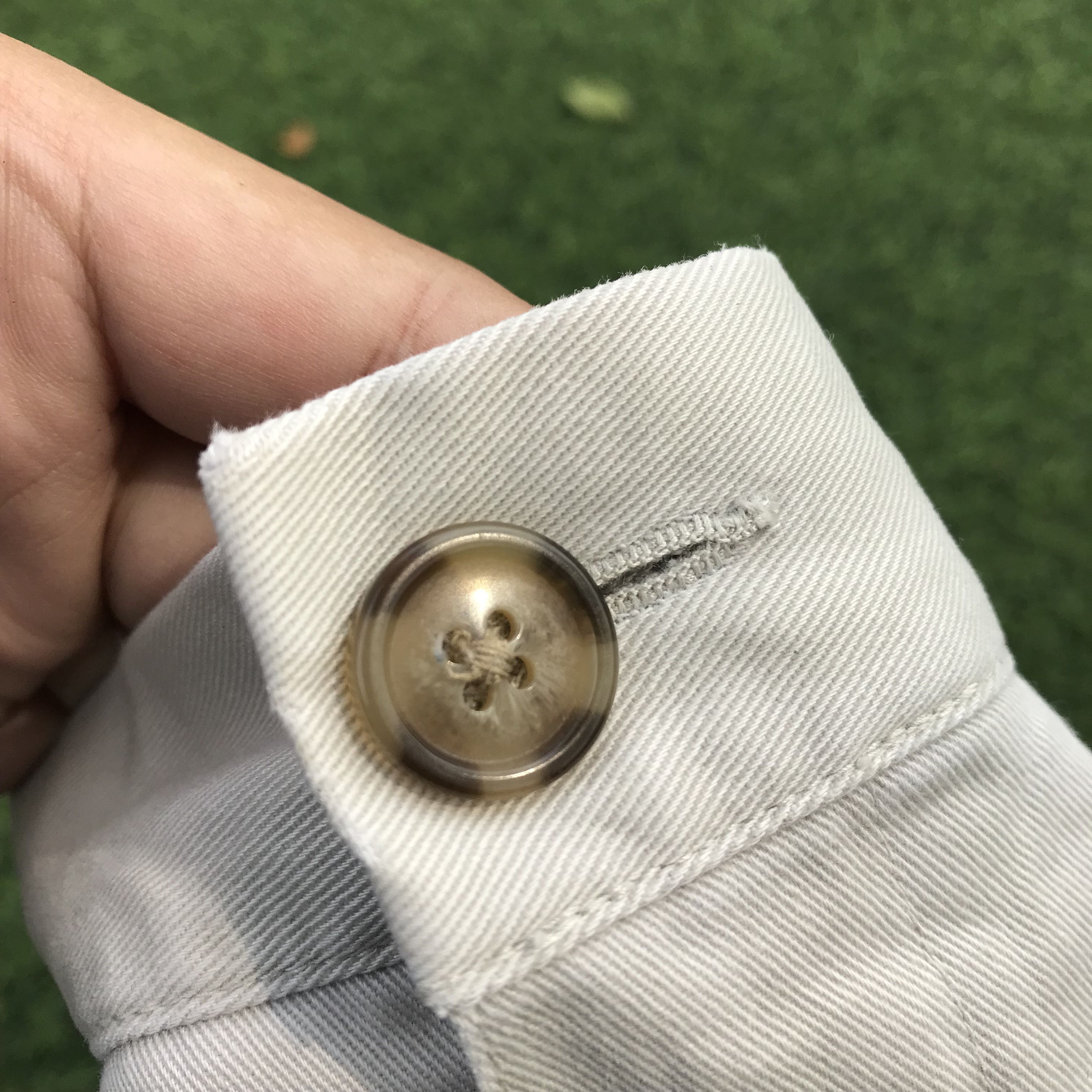 L.L. Bean × Vintage LL BEAN Freeport maine khakis Beige cream Short Safari pants Size US 34 / EU 50 - 4 Thumbnail
