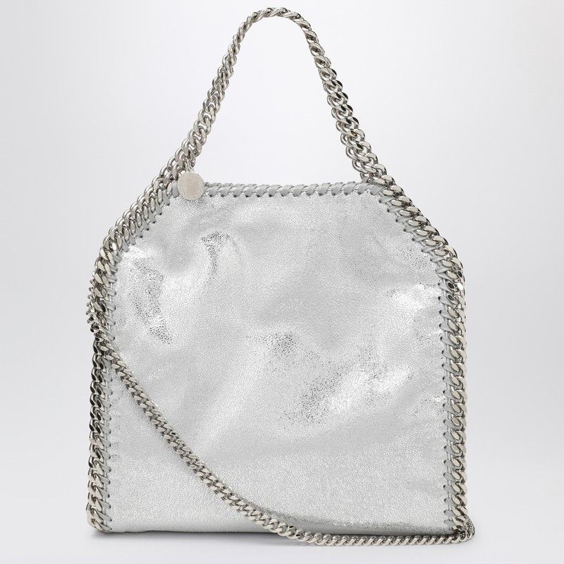 Stella McCartney Stella Mccartney Silver Falabella Mini Tote Bag Size ONE SIZE - 1 Thumbnail
