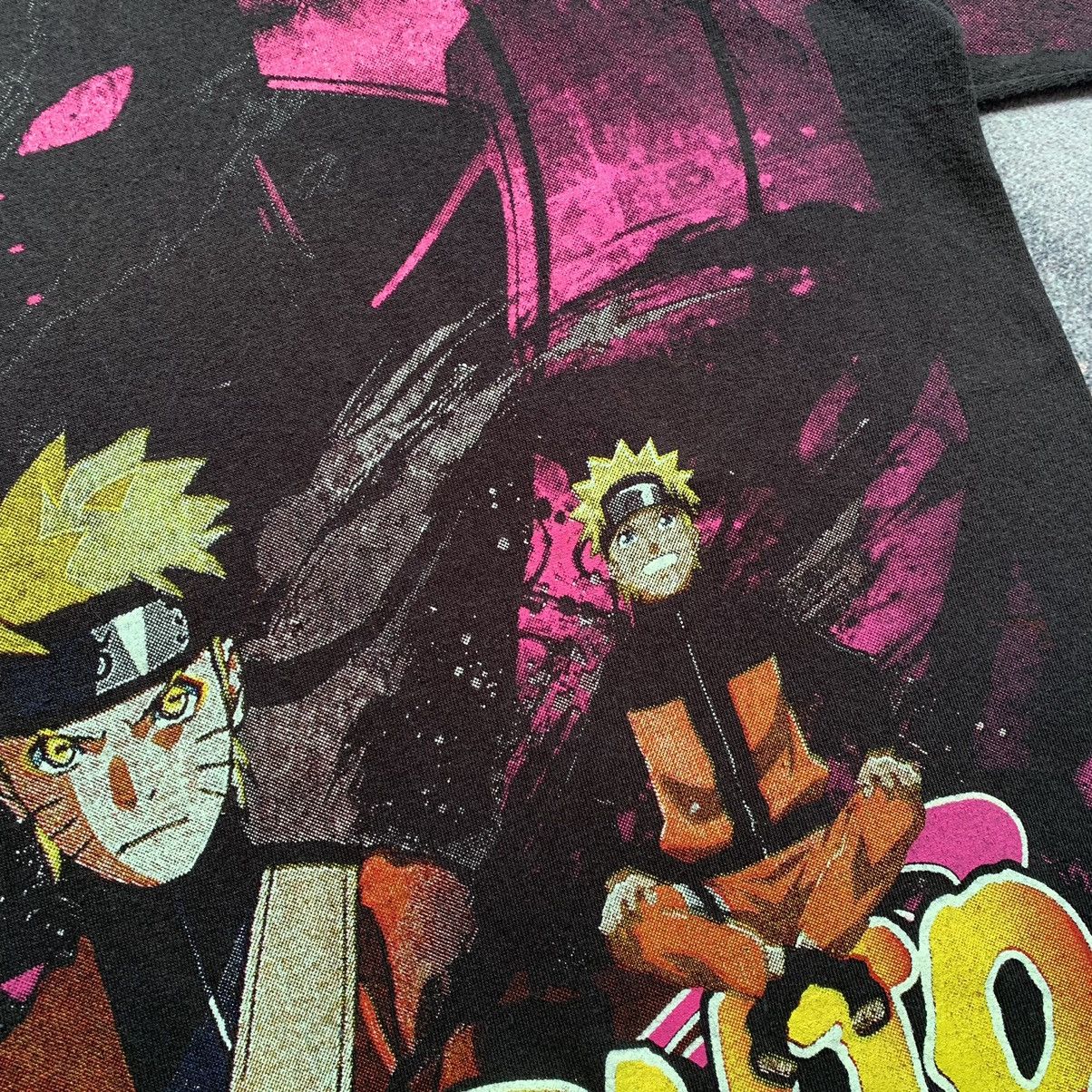 Anime × Japanese Brand × Vintage Vintage Naruto Shippuden Overprint Bootleg Tee Size US L / EU 52-54 / 3 - 5 Thumbnail