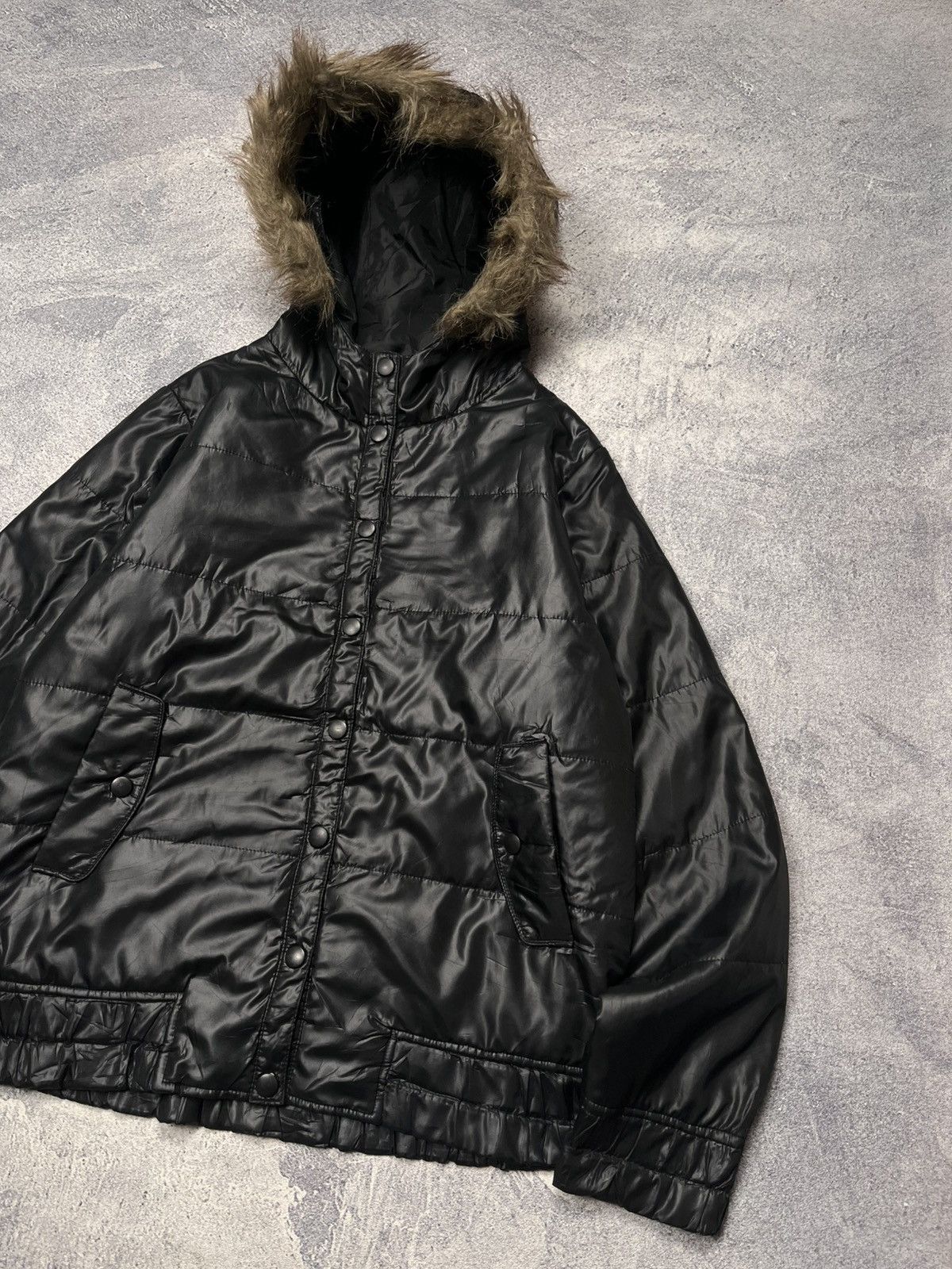 Japanese Brand Racoon Fur Puffer Jacket Size US M / EU 48-50 / 2 - 2 Thumbnail