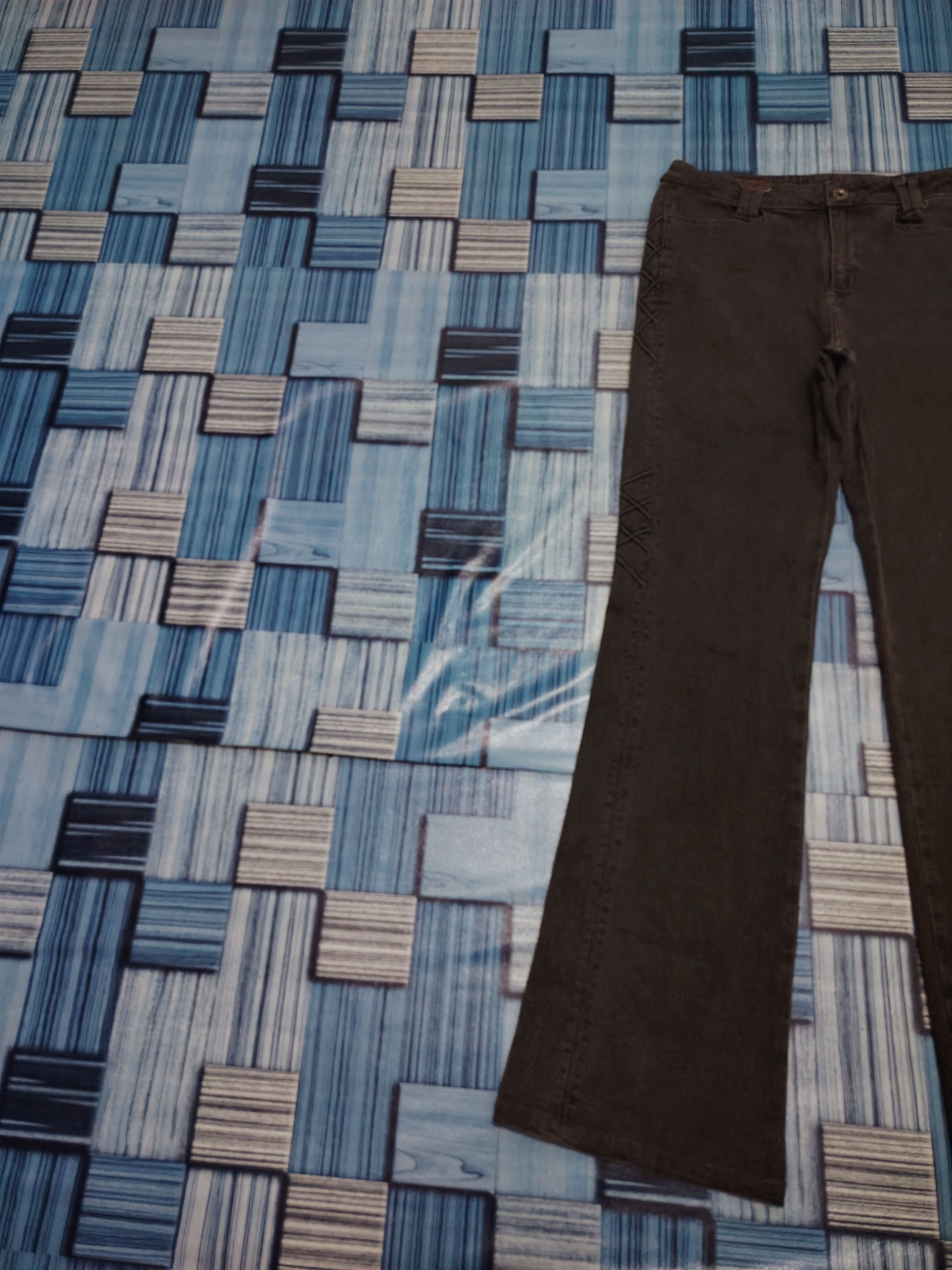 If Six Was Nine × Japanese Brand 💥Insane💥 comme ca comme ci stretch pants jeans bootcut Size US 29 - 8 Thumbnail