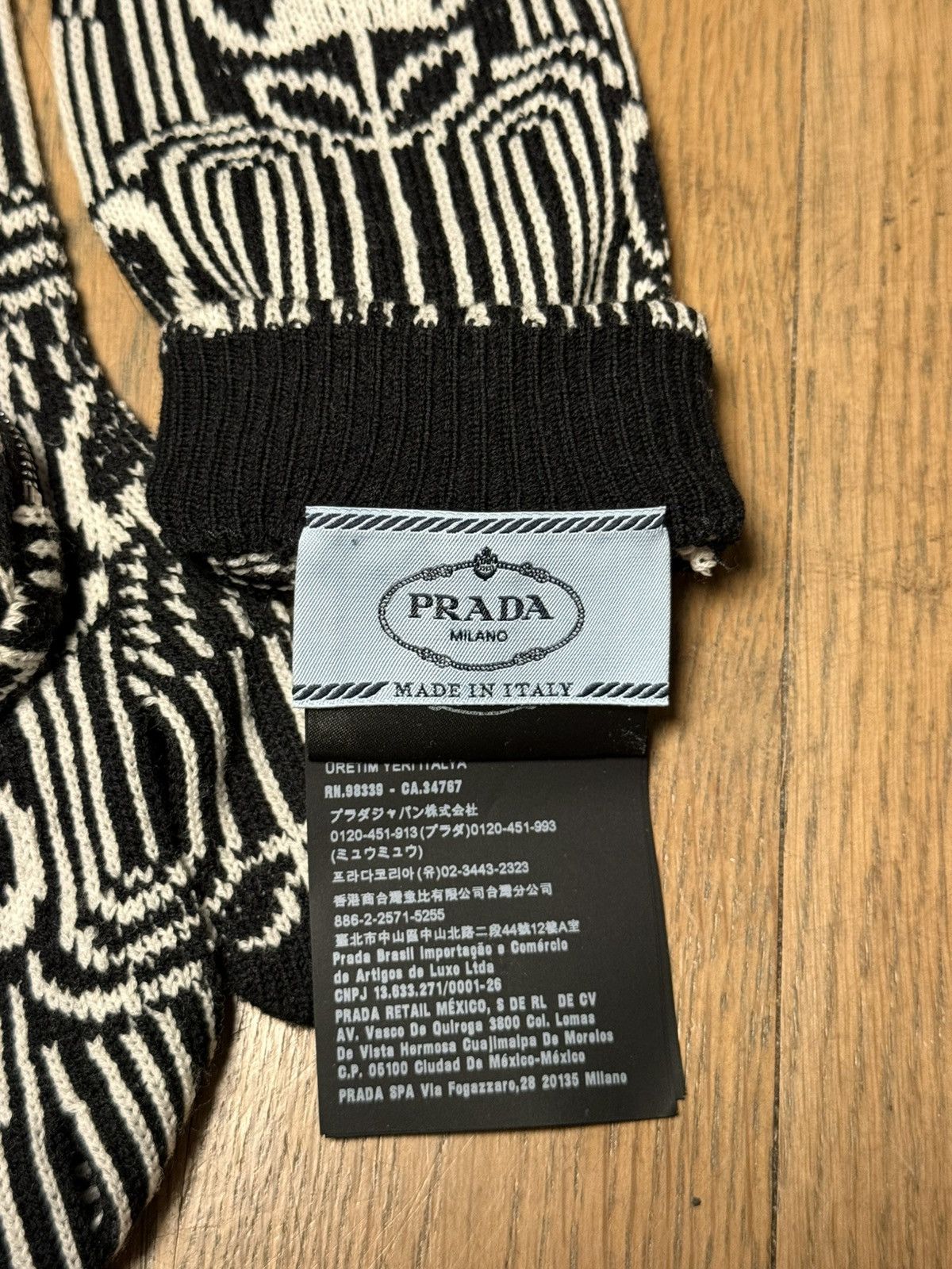 Prada Raf simons Prada FW2021 wool pocket gloves Size ONE SIZE - 6 Thumbnail