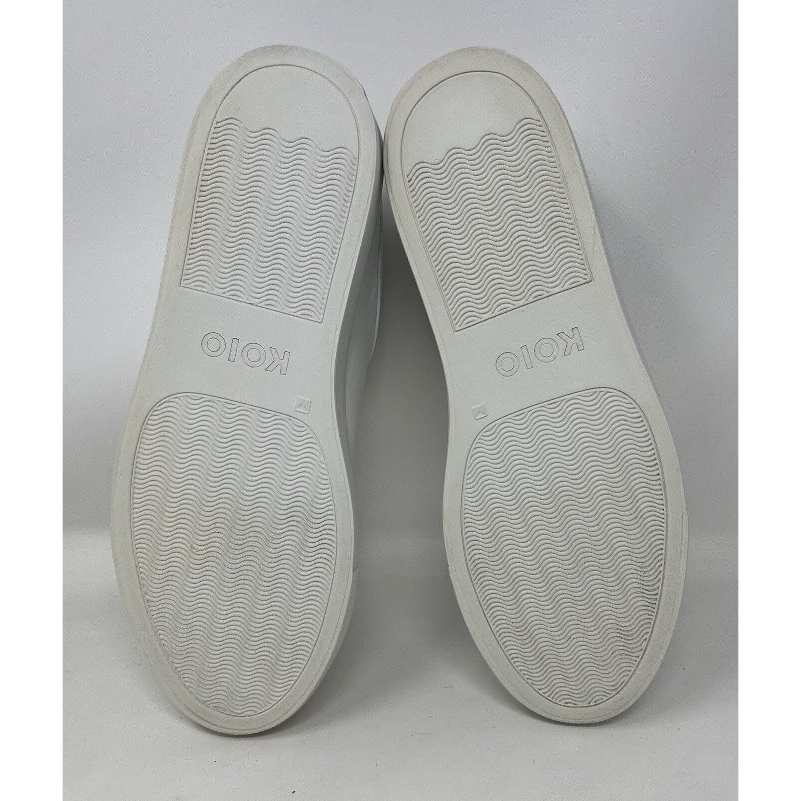Koio KOIO Leather Low Top Sneakers White Size 38 Italy Size US 8 / IT 38 - 4 Thumbnail