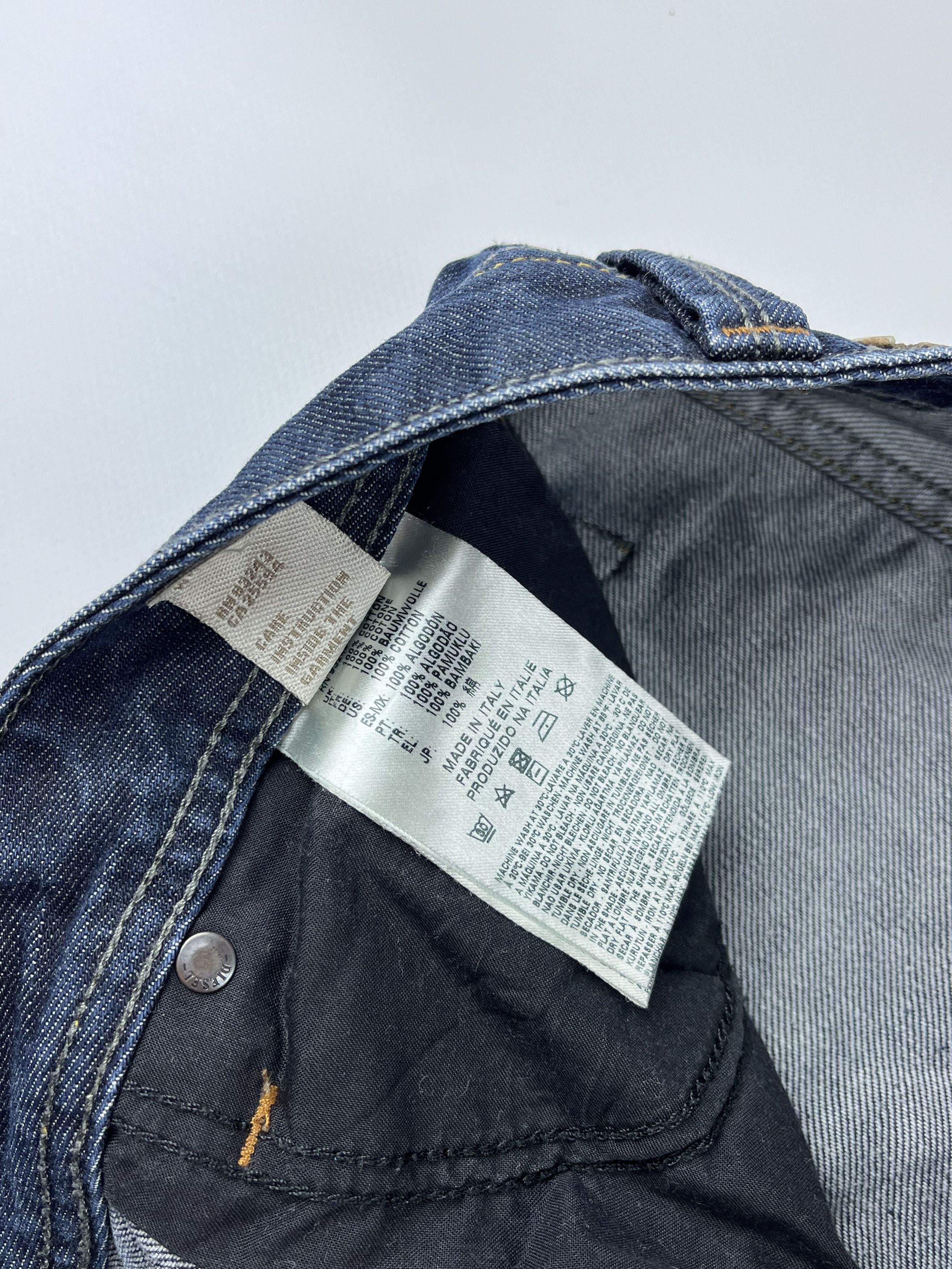 Diesel × Vintage Rare Diesel Baggy Jeans Made in Italy Size US 36 / EU 52 - 8 Thumbnail