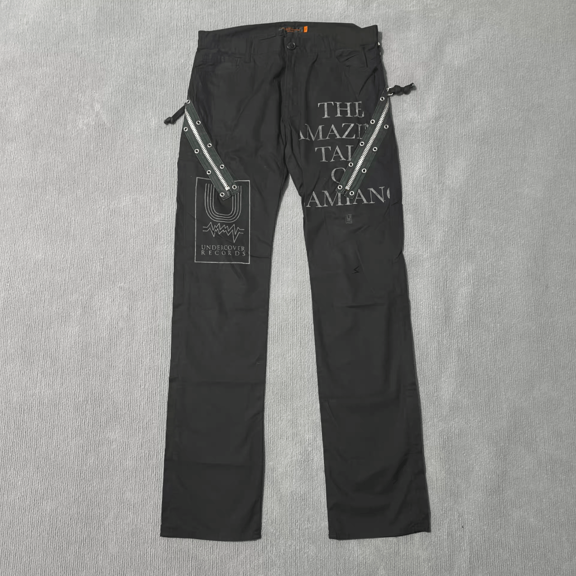 パンツ UNDERCOVER 04SS STUDS CHECK PANTS UNDERCOVER BY JUN TAKAHASHI GREY SKULL PANTS 2001