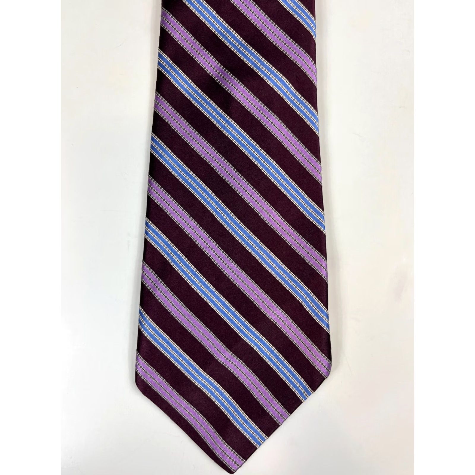 Robert Talbott Robert Talbott Carmel Men's Tie Striped Hand Made in USA One Size Multicolor Size ONE SIZE - 3 Thumbnail