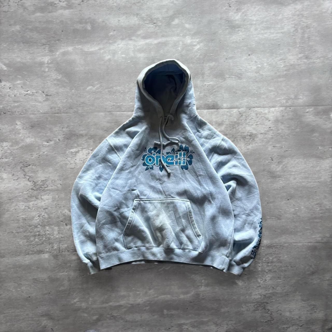 O'Neill Vintage 90’s Grail O’Neil Light Blue Surf Hoodie Size US S / EU 44-46 / 1 - 1 Thumbnail