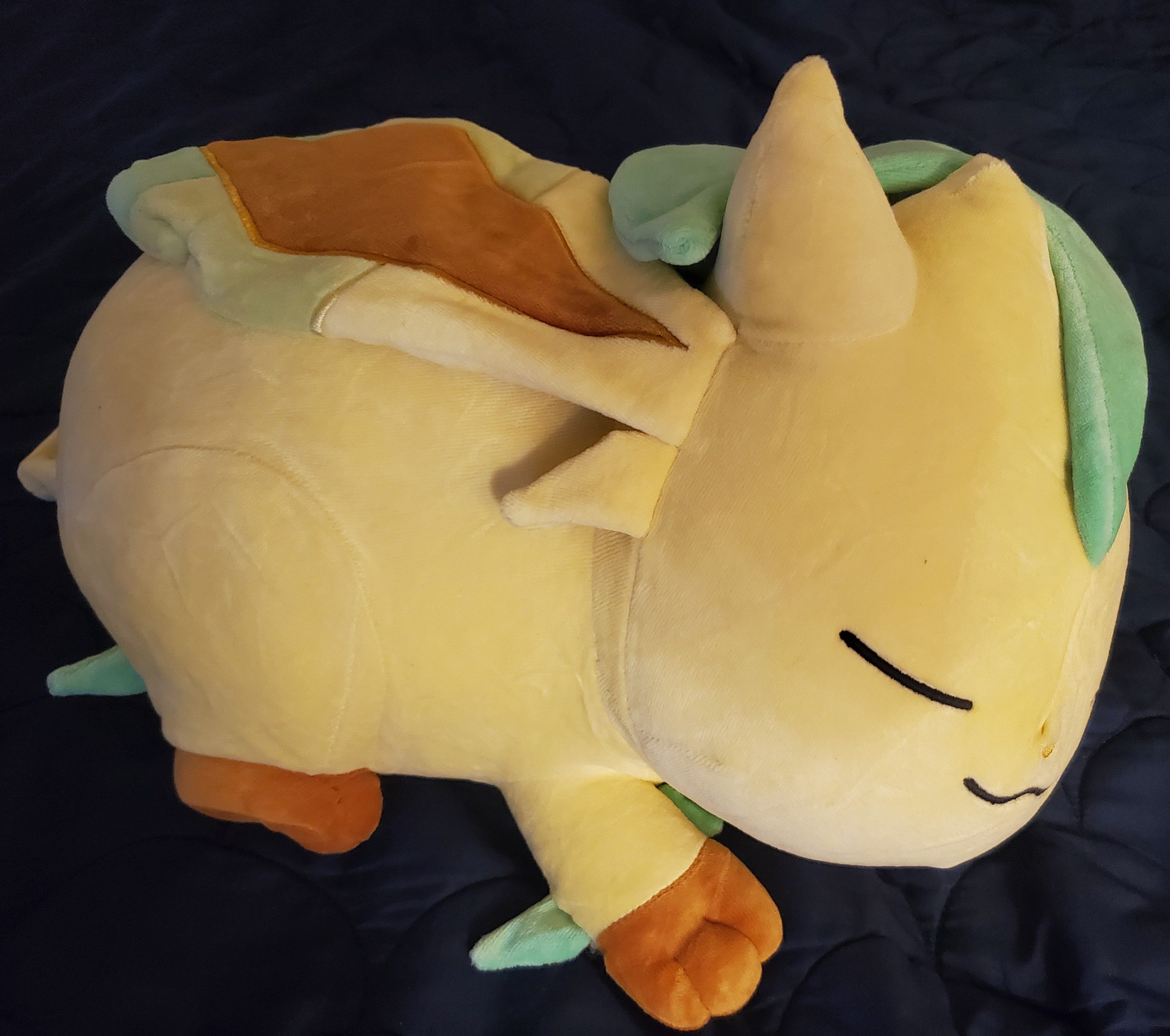 Pokemon Pokemon Center Leafeon Sleeper Plush Eeveelution Authentic Size ONE SIZE - 3 Thumbnail