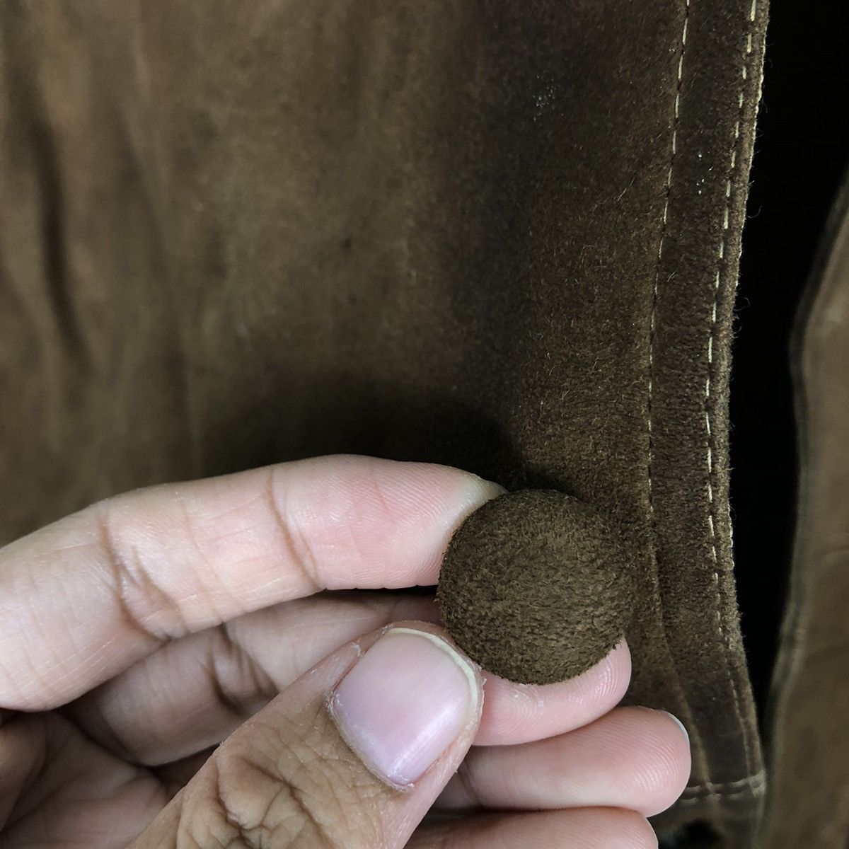Japanese Brand 🔥Vtg Button Jacket Knit Sleeve Wool Sheep Suede Kapital Size US M / EU 48-50 / 2 - 14 Thumbnail
