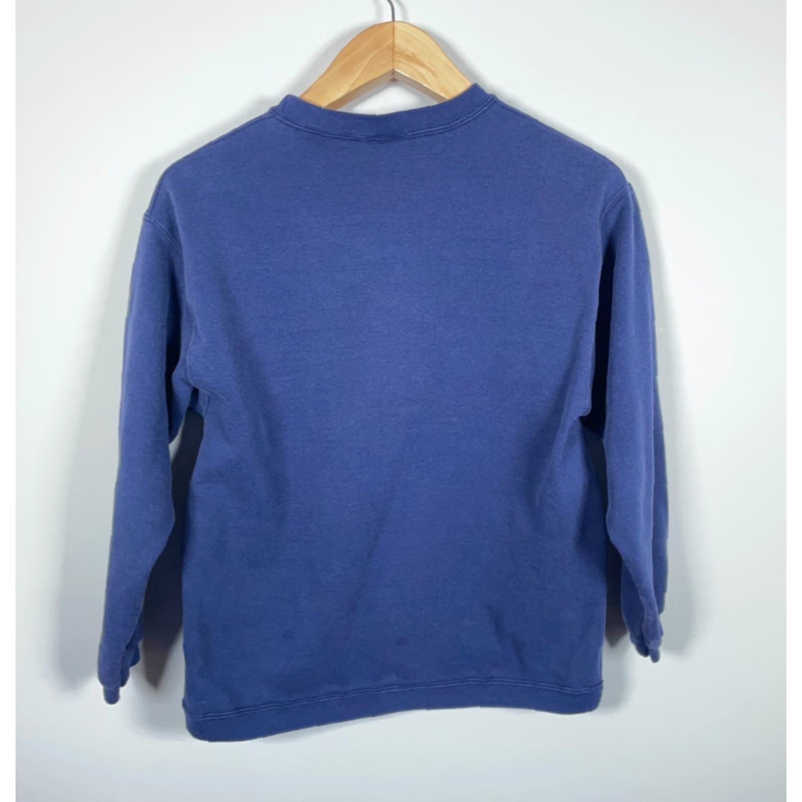 Vintage VINTAGE University Paris Sweatshirt Adult Medium Dark Blue Boxy Fit France Size US M / EU 48-50 / 2 - 2 Thumbnail