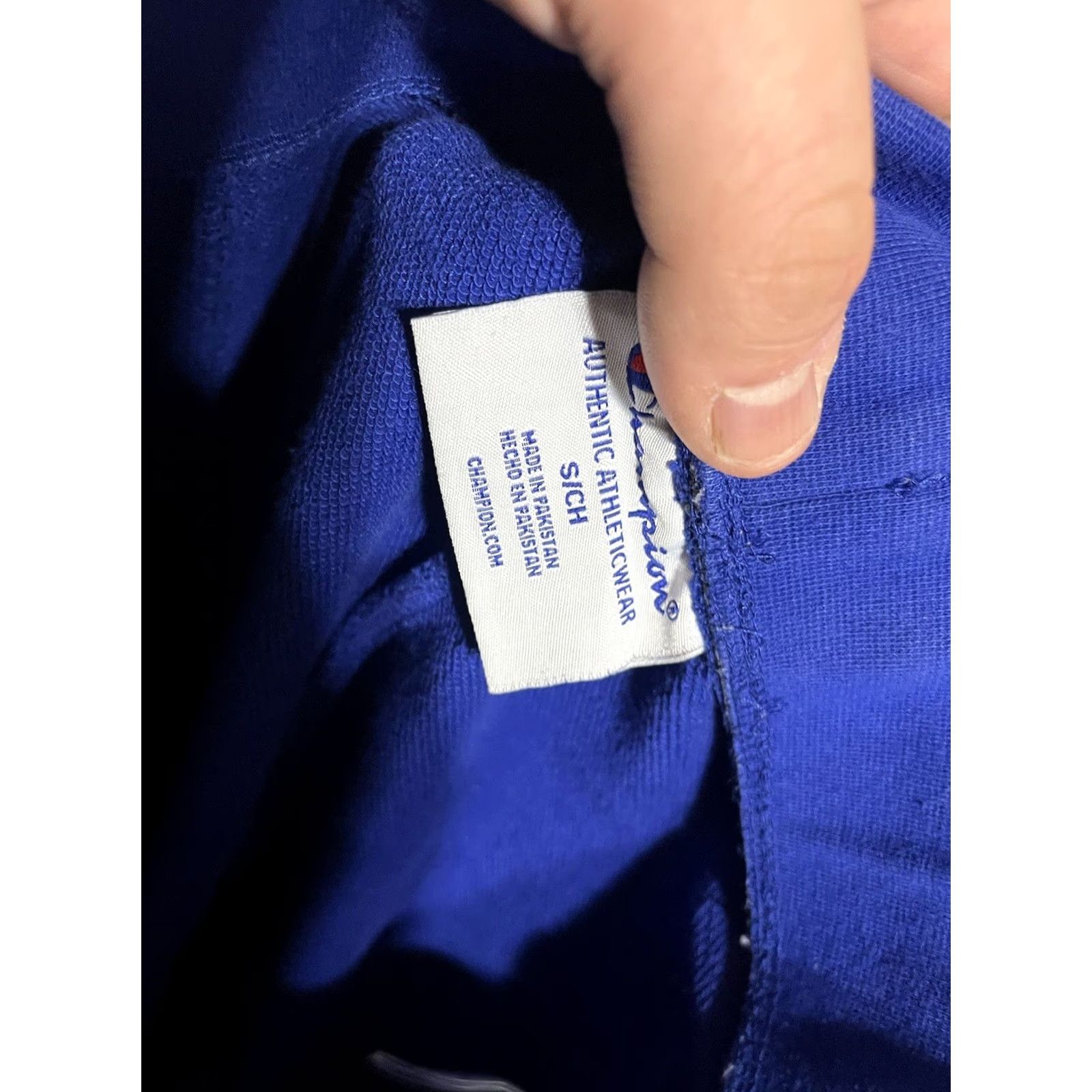 Champion Champion Women Sweatpants Slim Size S Royal Blue Solid Size 28" / US 6 / IT 42 - 5 Thumbnail