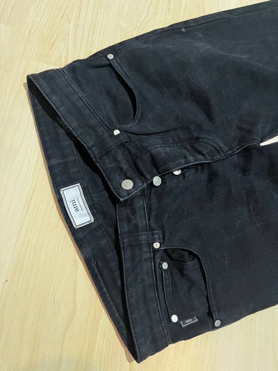 AMI × Designer × Vintage Ami jeans black Size 33" - 2 Thumbnail