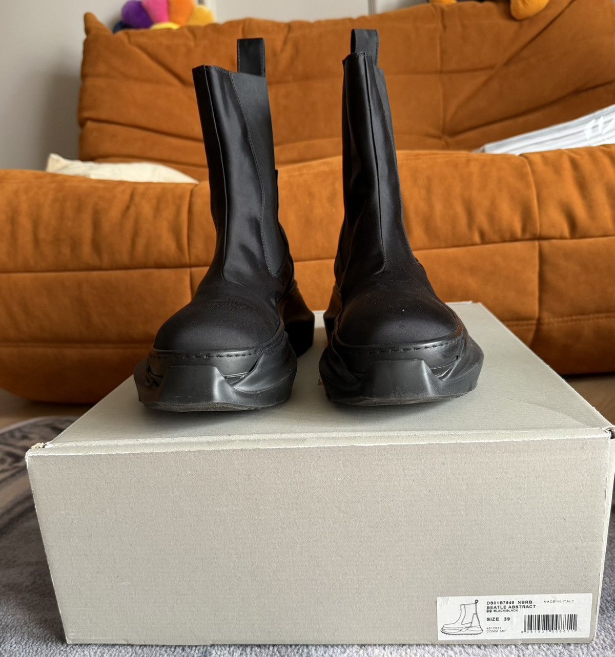 Rick Owens Drkshdw Rick Owens Beatle Abstract Boots Size US 9 / IT 39 - 2 Thumbnail