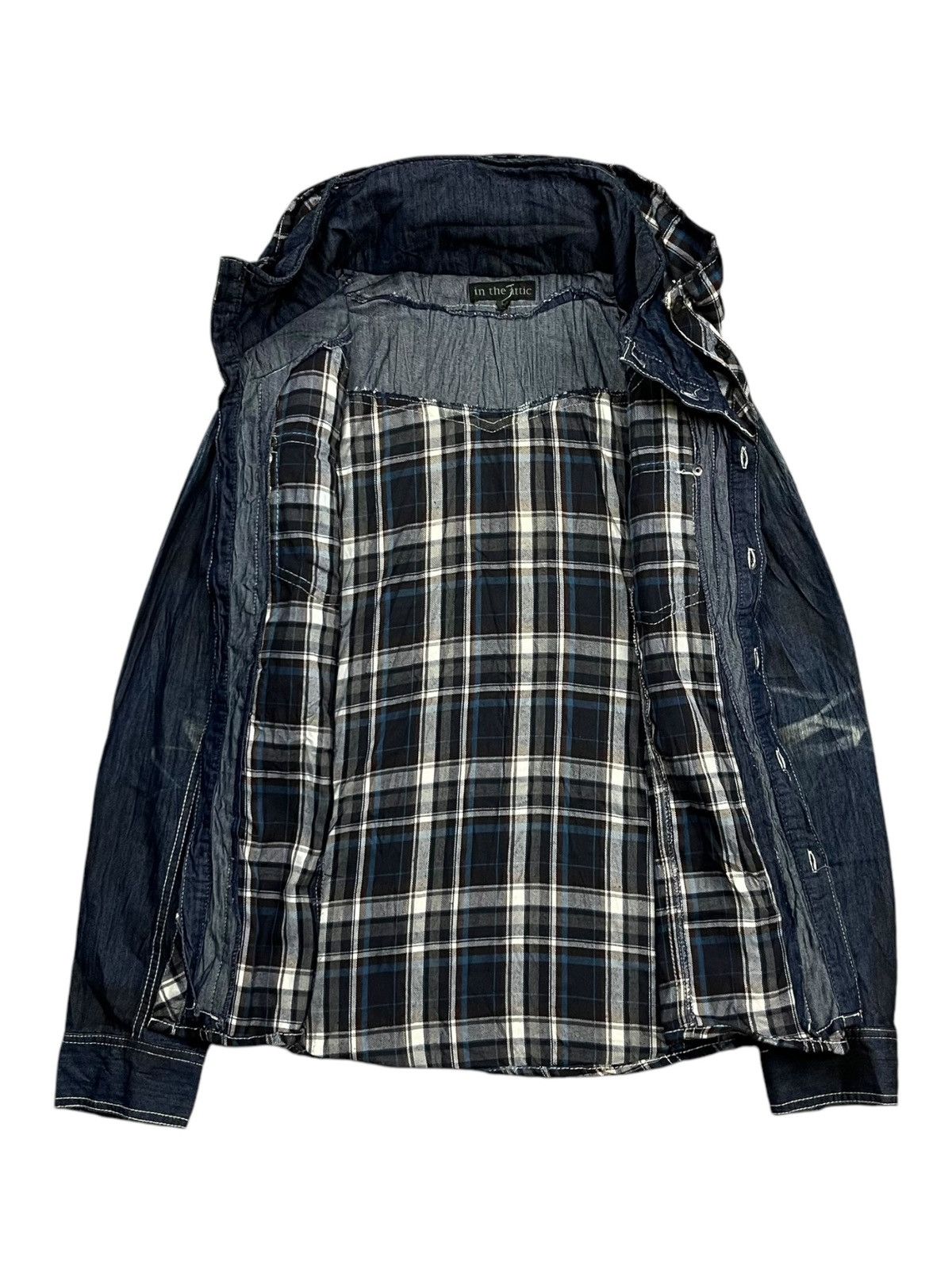 If Six Was Nine 2000s In The Attic - Apocalypse Flanel Bono Jacket Size US M / EU 48-50 / 2 - 2 Thumbnail