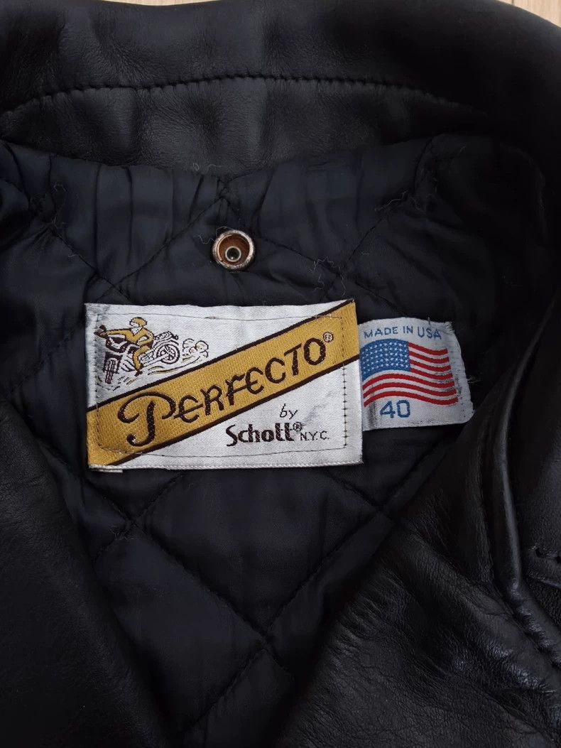 Schott Schott Leather coat Size US L / EU 52-54 / 3 - 5 Thumbnail