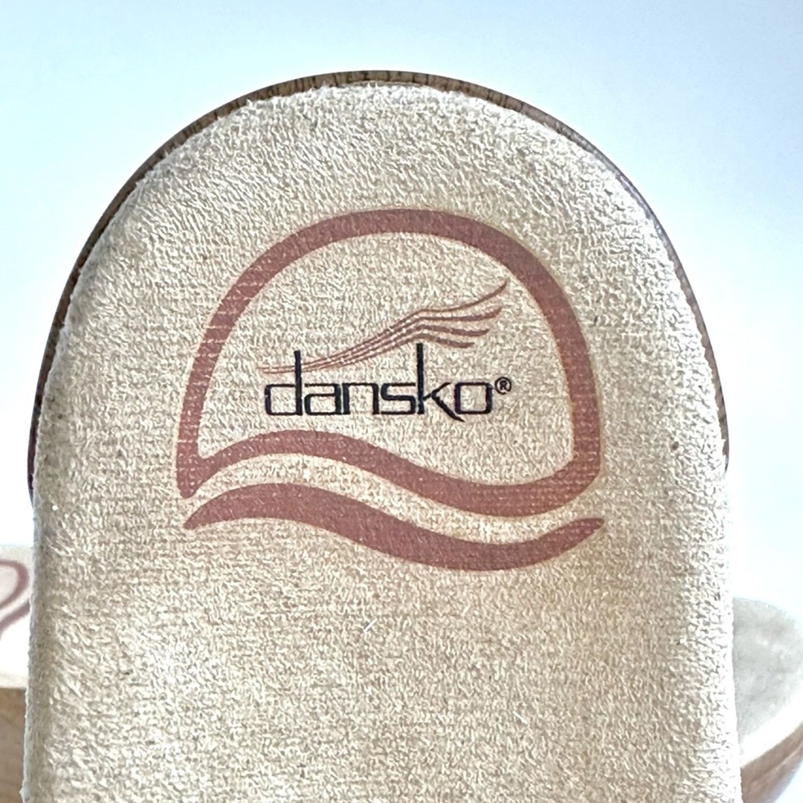 Dansko Dansko Sophie Distressed Double Strap Open Toe Sandal Clog Size US 9 / IT 39 - 3 Thumbnail