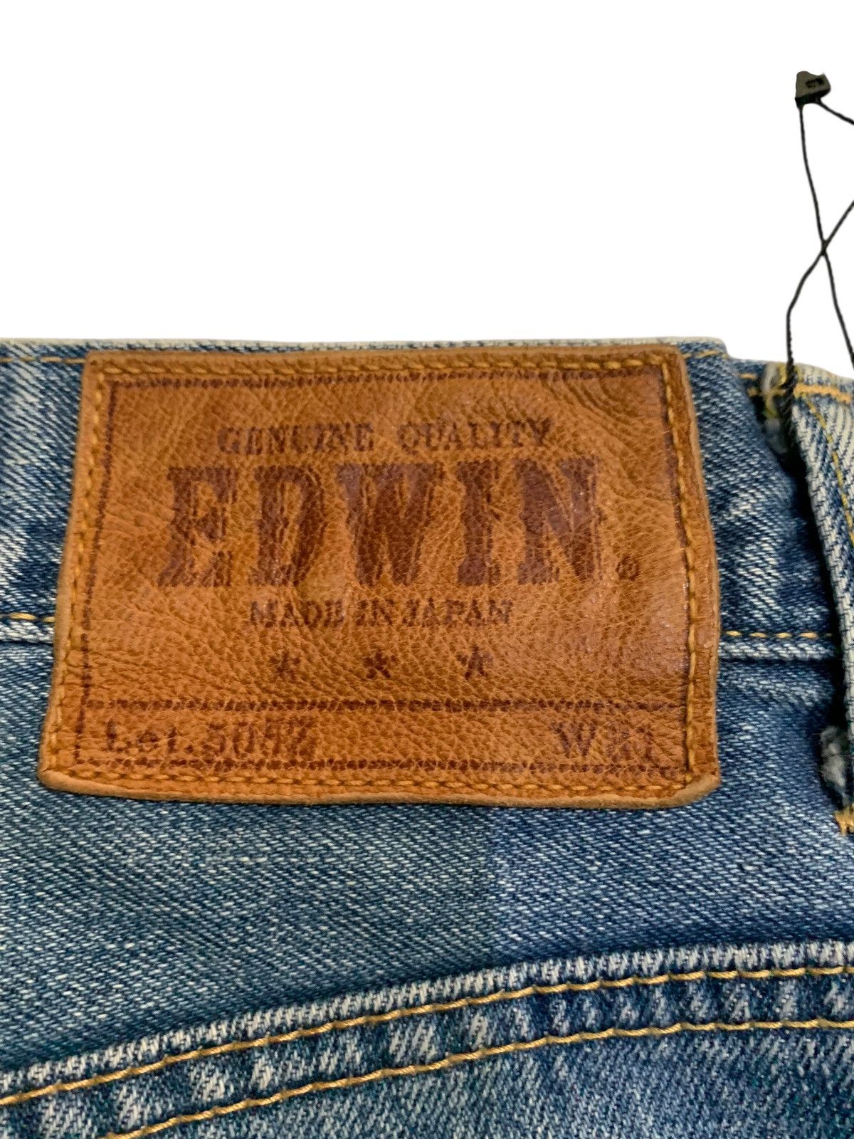 Japanese Brand VINTAGE EDWIN SELVEDGE 505Z JAPANESE FADED DISTRESSED DENIM Size US 34 / EU 50 - 14 Thumbnail