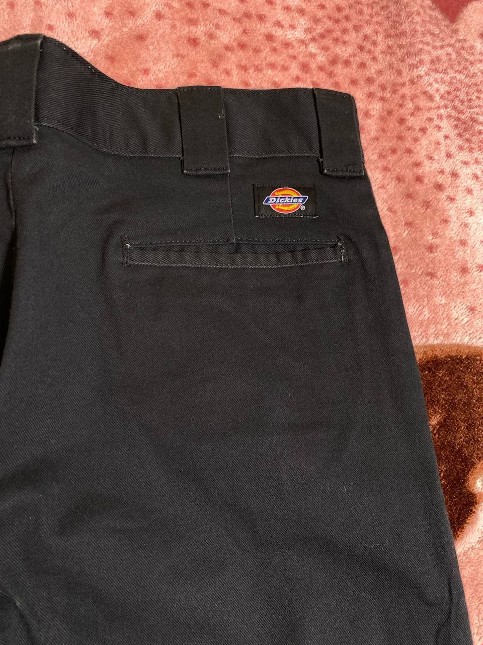 Dickies Dirty Painted Denim Distressed Patchwork Flared Baggy Size US 34 / EU 50 - 15 Thumbnail