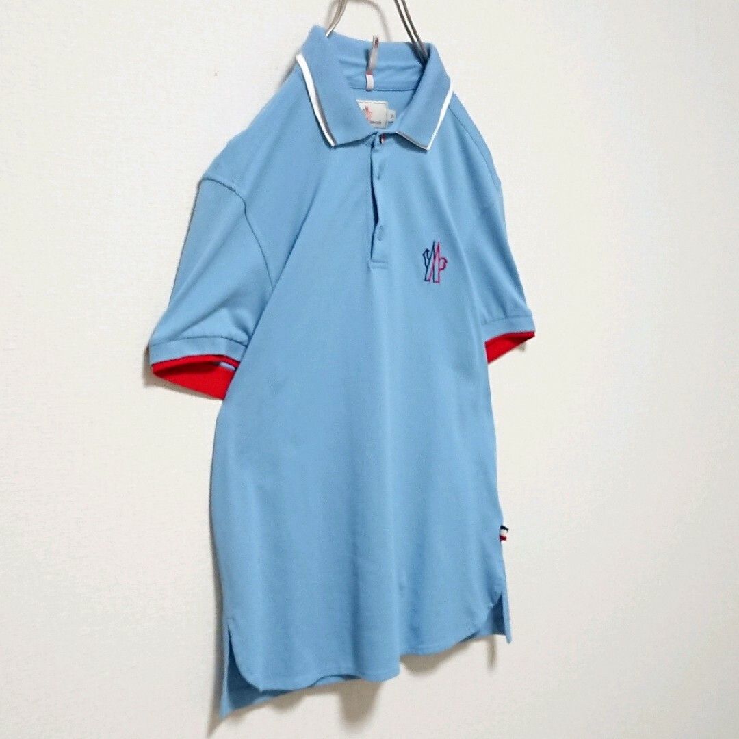 Moncler VINTAGE MONCLER POLO LIGHT BLUE SZ SMALL Size US S / EU 44-46 / 1 - 13 Thumbnail