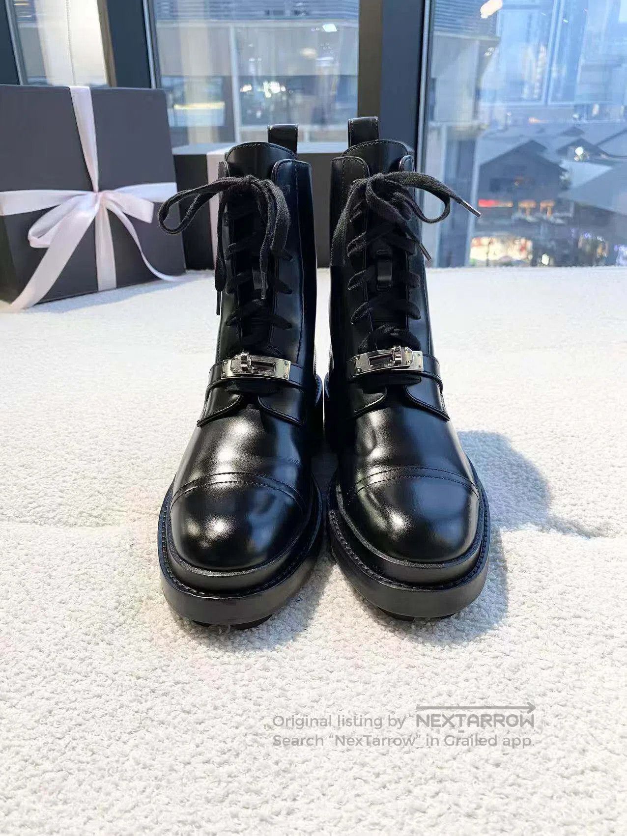 Hermes Hermes Kelly buckled Martin's boots| Size US 6 / IT 36 - 3 Thumbnail