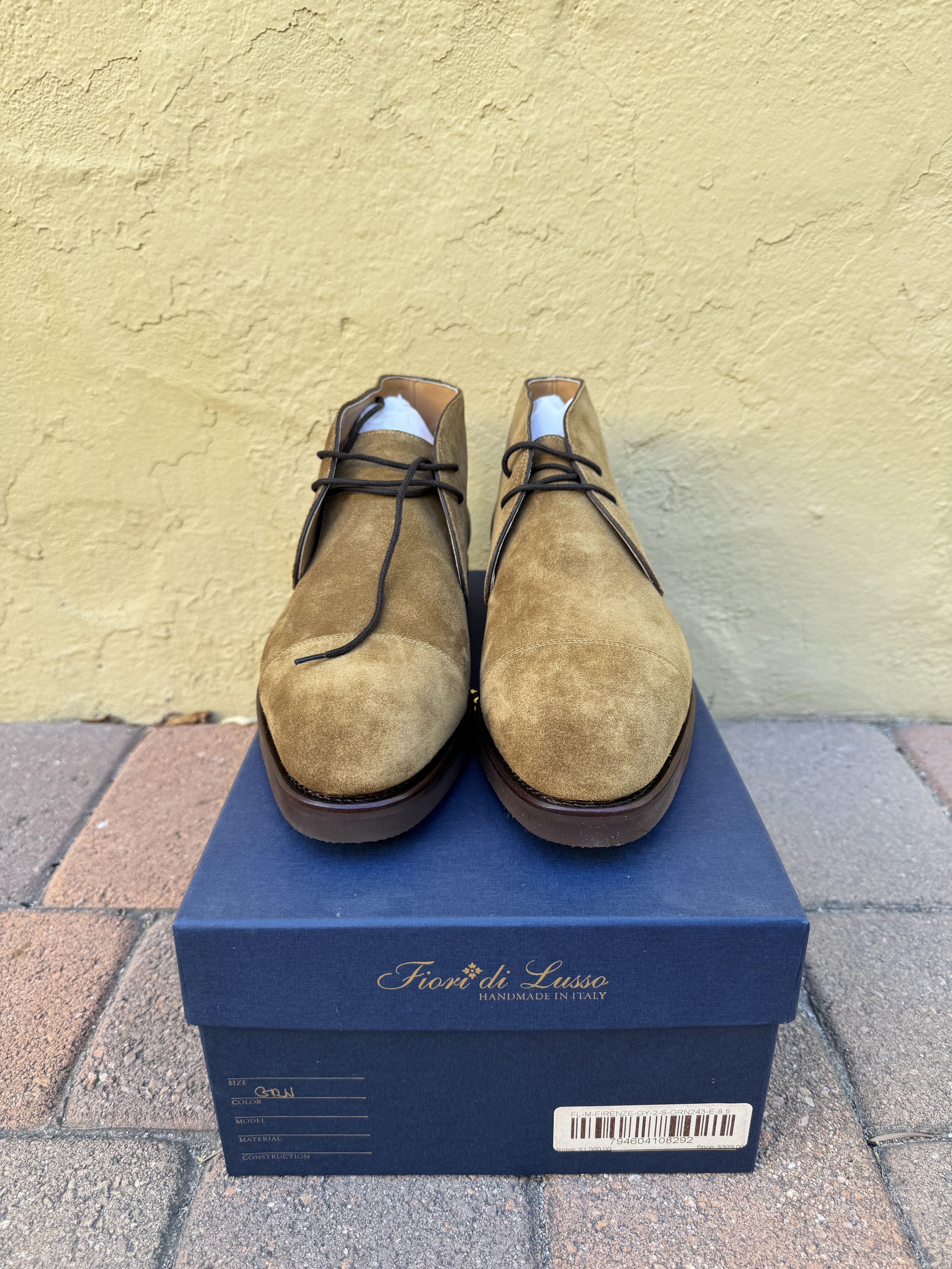 Other Fiori Di Lusso Caramel Brown Chukka Boots Size US 8.5 / EU 41-42 - 2 Thumbnail