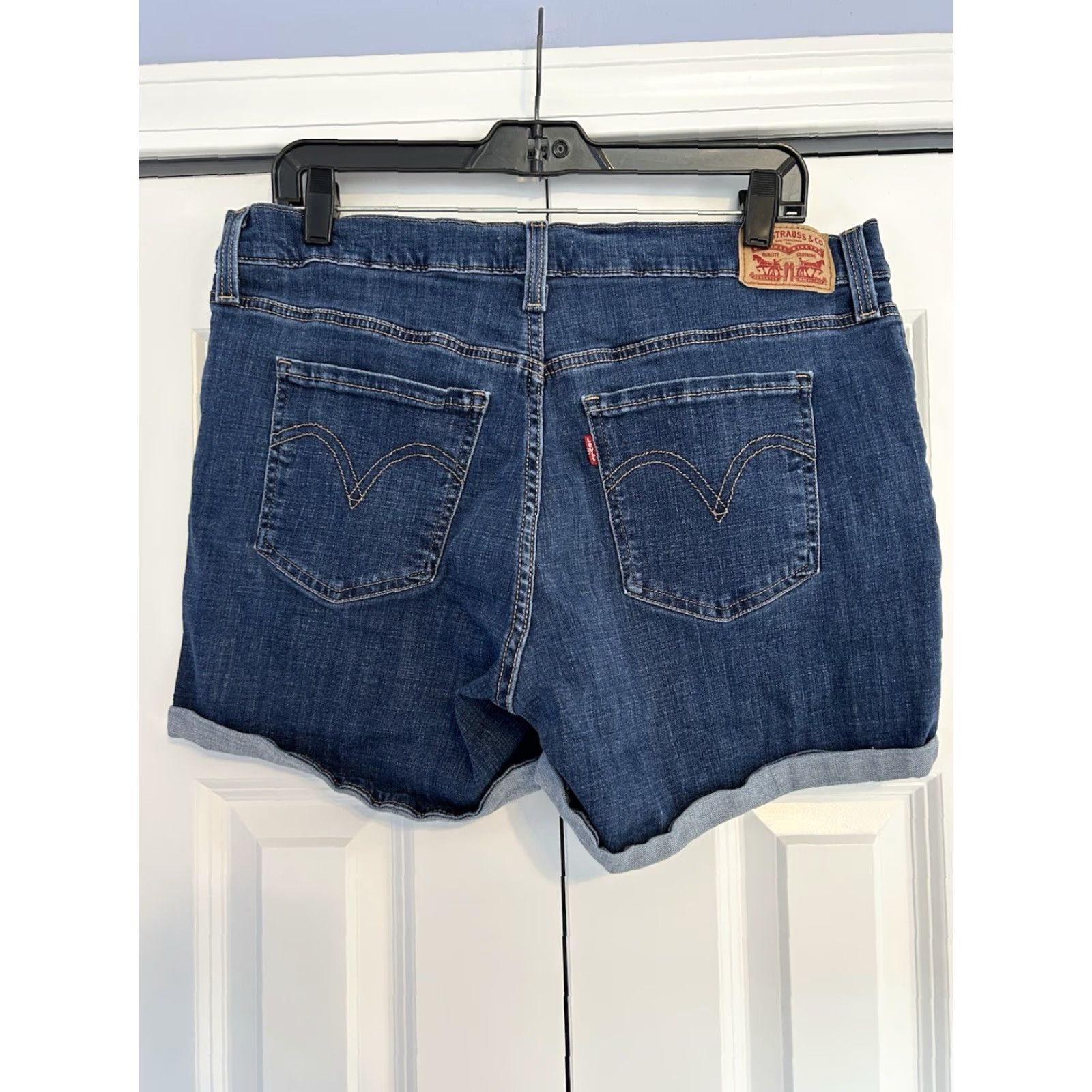 Levi's Levi's Shorts Adult 32 Blue Denim Womens Size 24" / US 00 / IT 34 - 2 Thumbnail