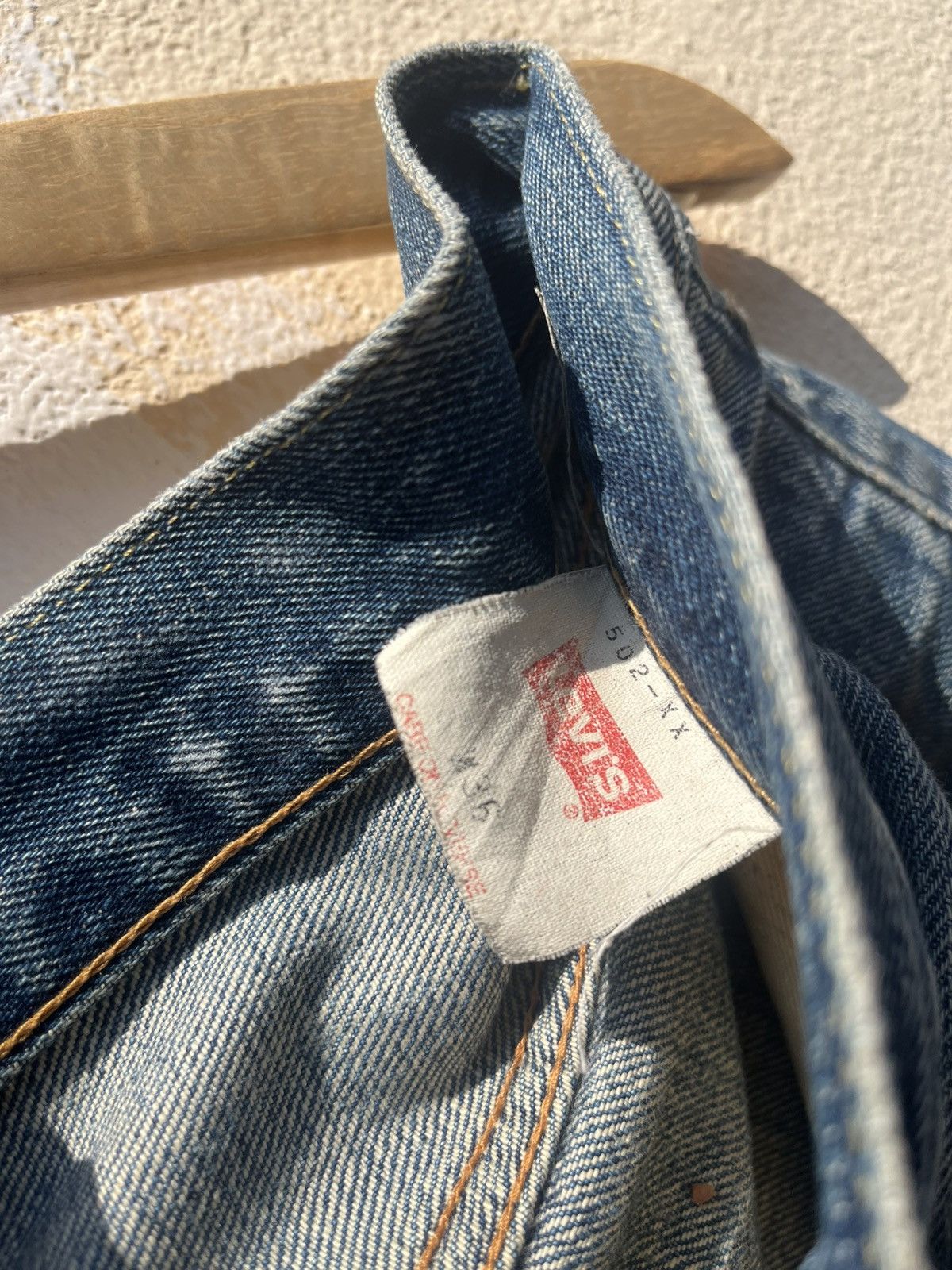Levi's Thrashed faded Distressed levis 502xx japan grunge Size US 34 / EU 50 - 3 Thumbnail