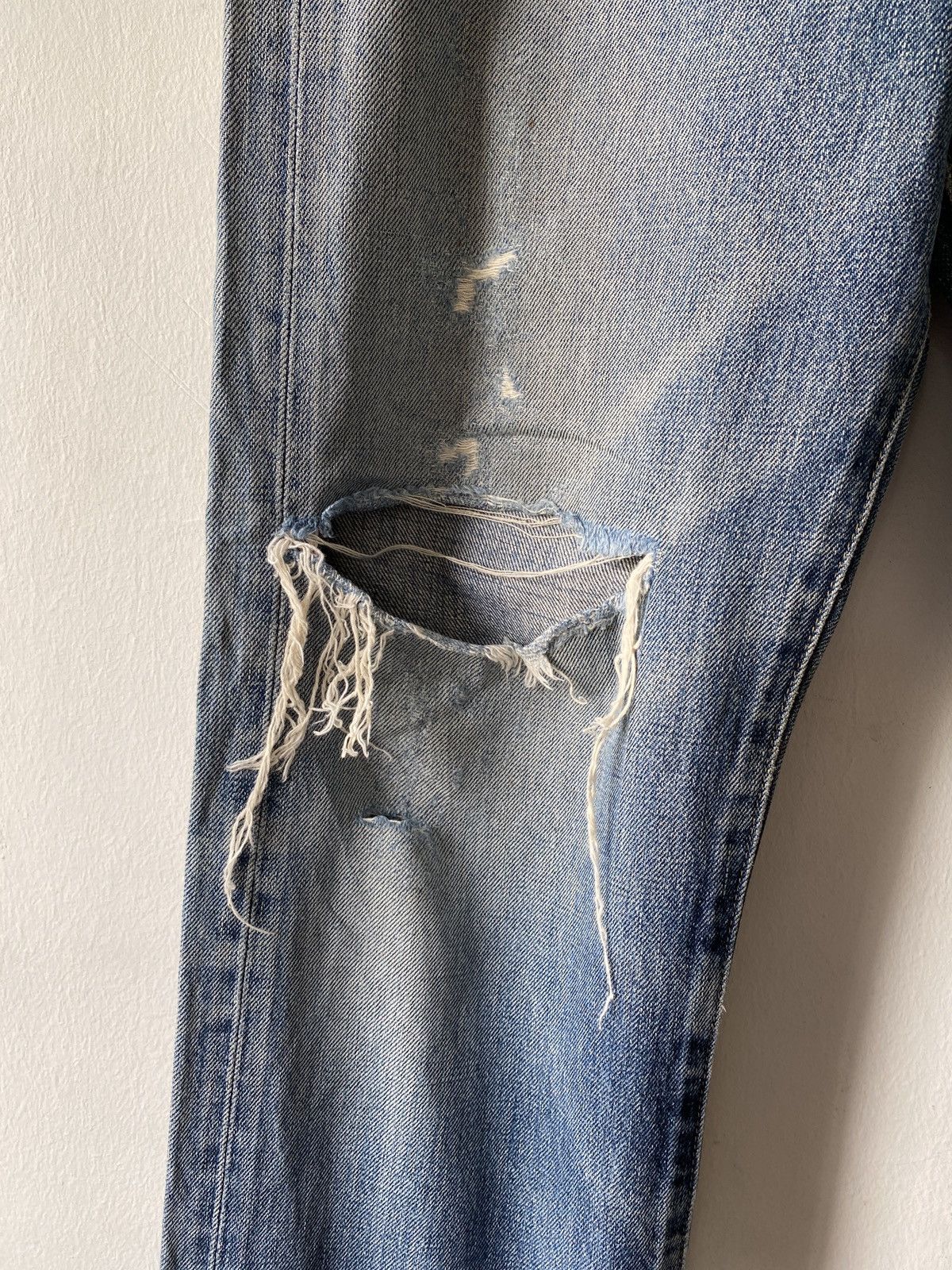 Levi's Vintage 90s Levi’s 503B Selvedge Distressed Denim Size US 29 - 5 Thumbnail