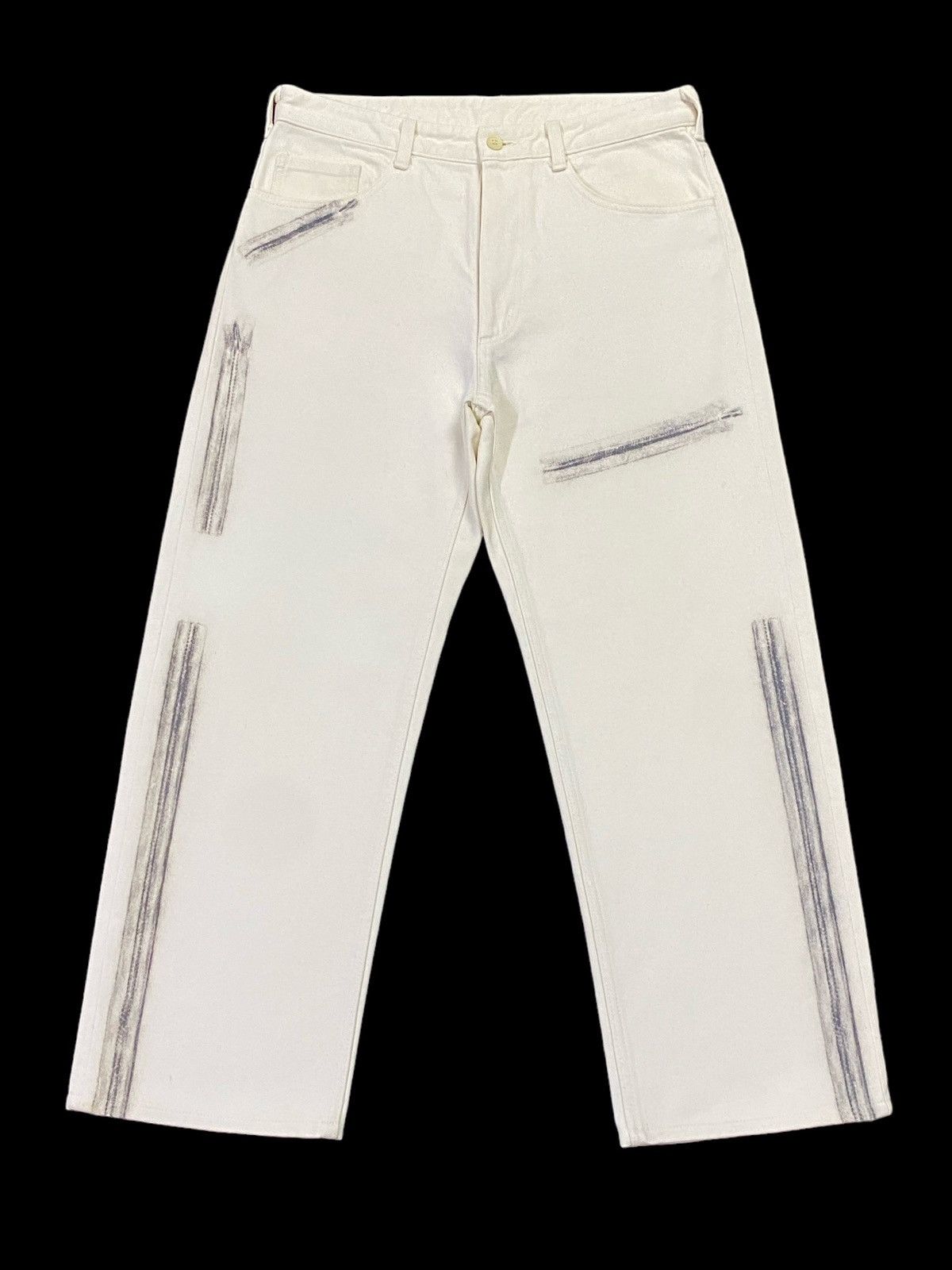 Issey Miyake Vintage Issey Miyake Cropped Jeans Size US 31 - 2 Thumbnail