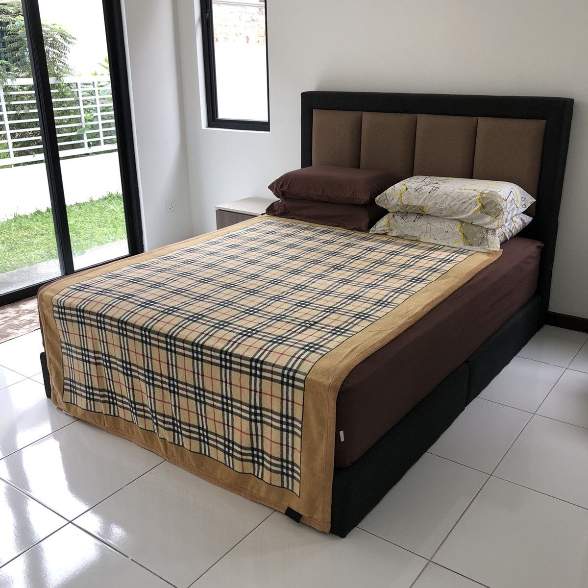 Burberry Vintage Burberrys Nova Check Blanket Sheet 100% Cotton Size ONE SIZE - 2 Thumbnail