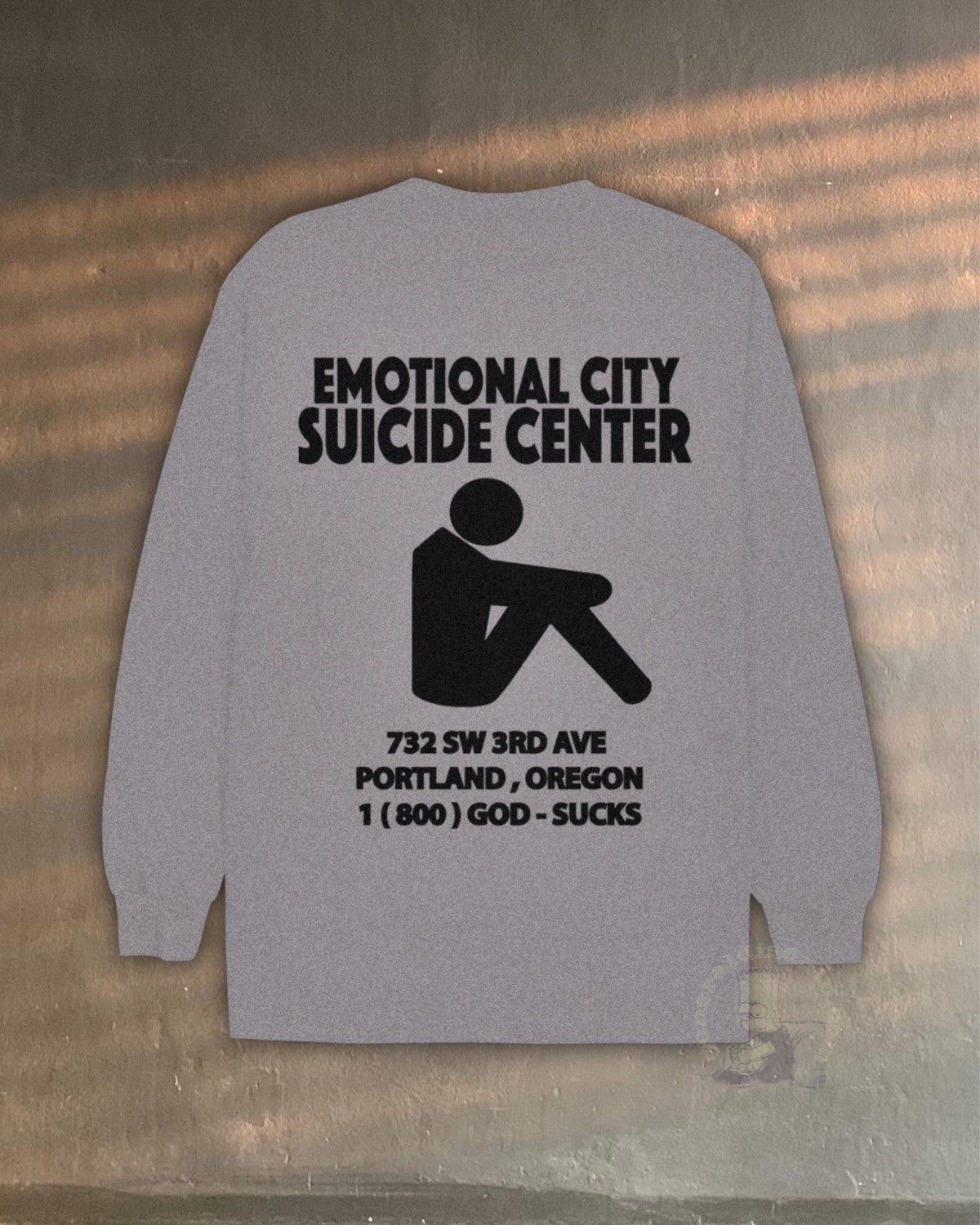 Lxrdknows LXRDKNOWS emotional city suicide hotline OG long sleeve tee Size US S / EU 44-46 / 1 - 9 Thumbnail