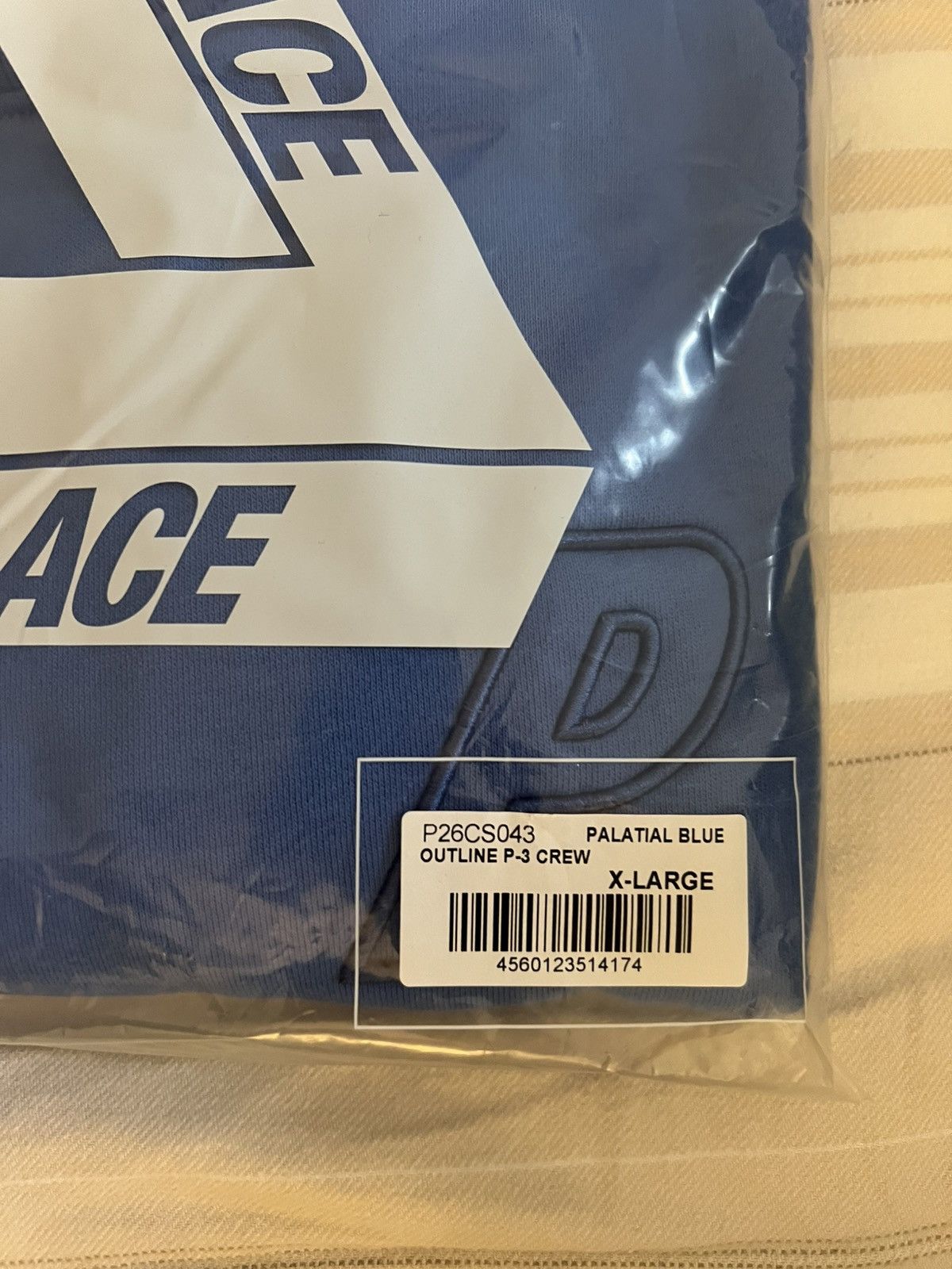 Palace PALACE OUTLINE P-3 CREW PALATIAL BLUE Crewneck Sweatshirt XL Size US XL / EU 56 / 4 - 5 Thumbnail