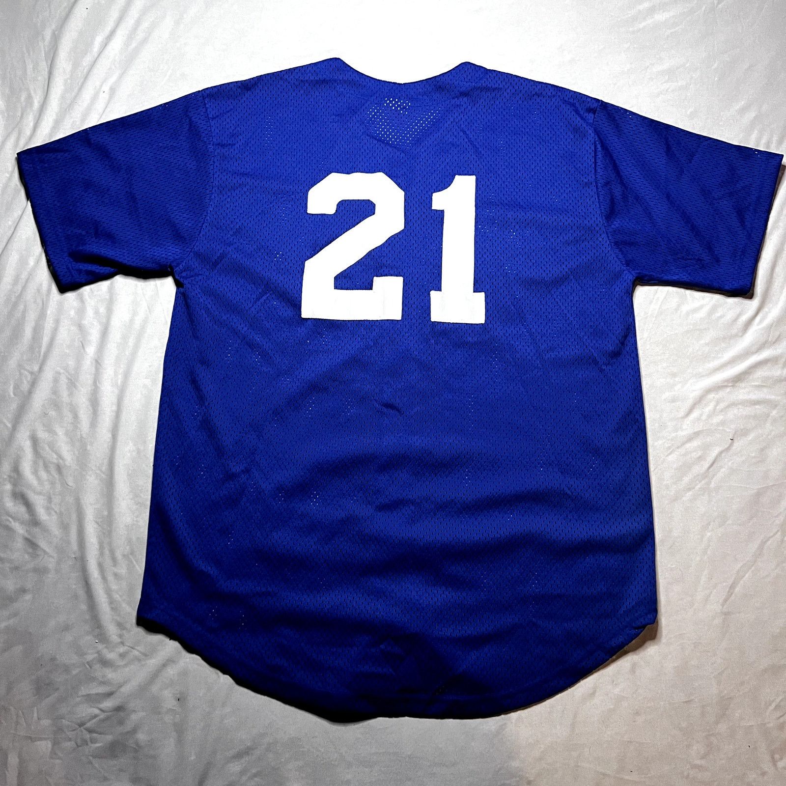Other VKM Venus Knitting Mills Blue Mesh Jersey Adult M #21 Size US M / EU 48-50 / 2 - 2 Thumbnail