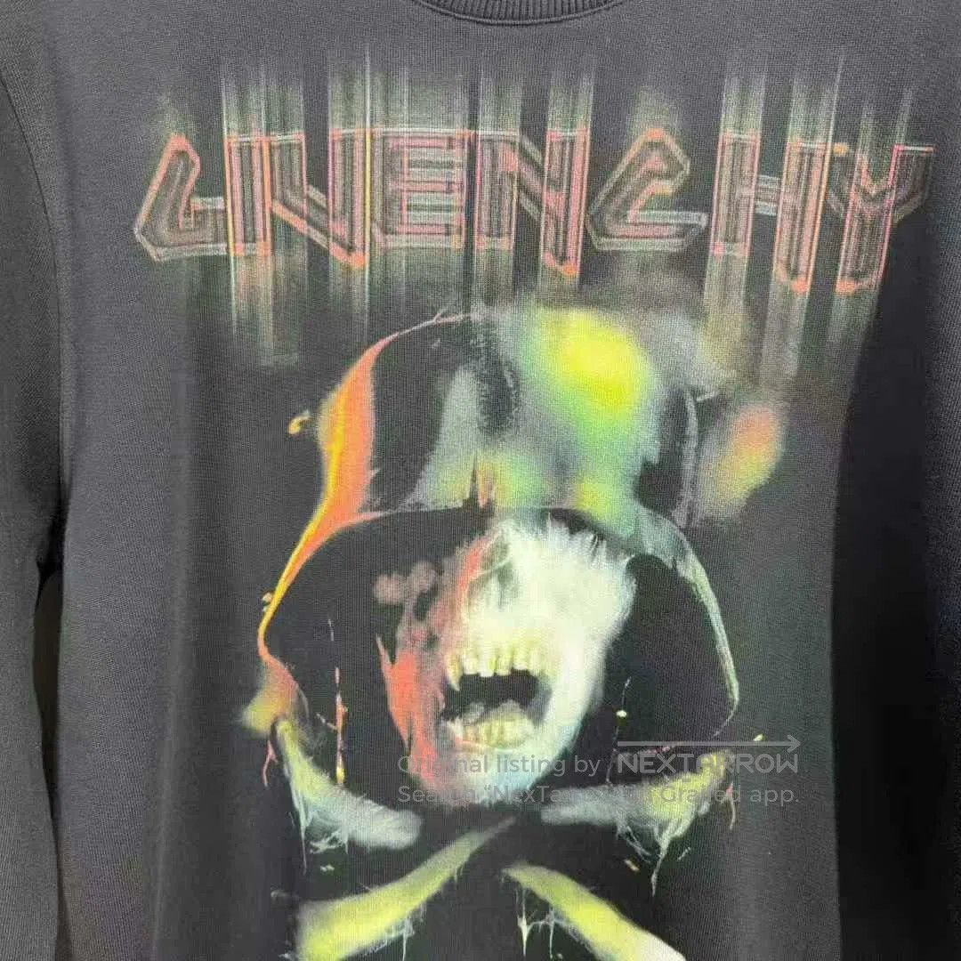 Givenchy givenchy skull graphic pullover sweatshirt. Size US S / EU 44-46 / 1 - 3 Thumbnail
