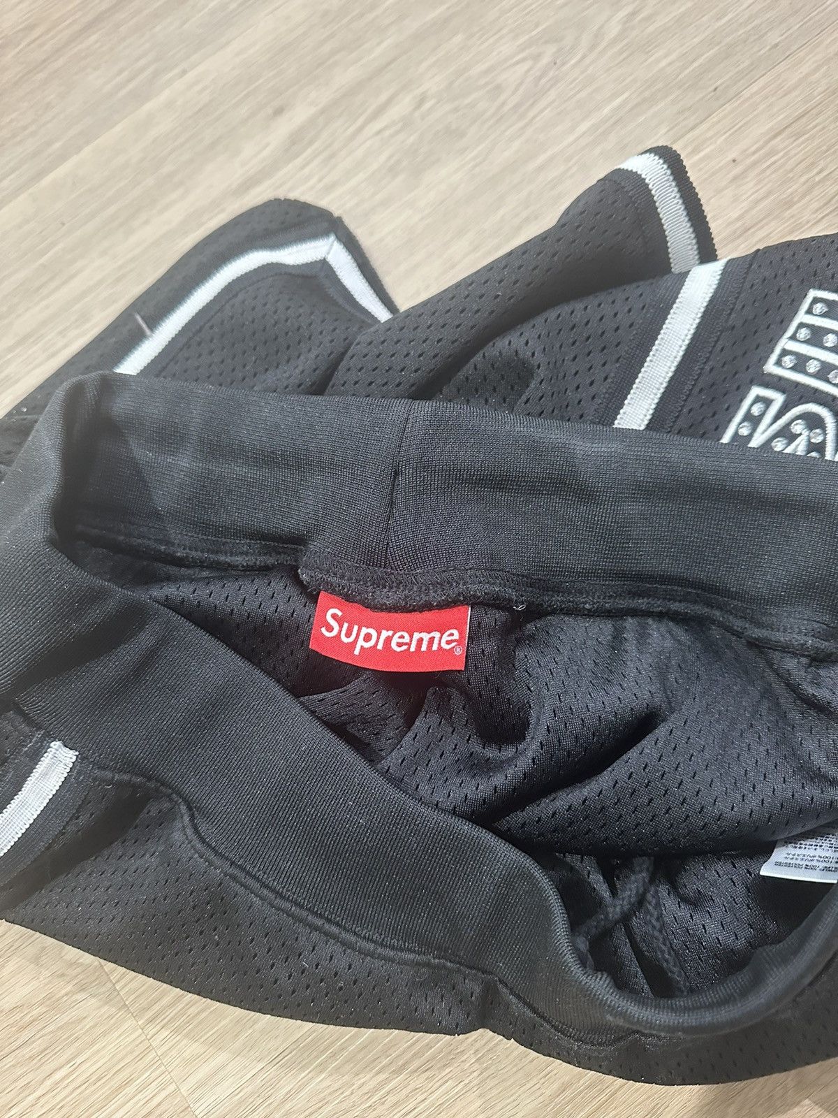 Supreme Supreme Rhinestone Basketball Short - Black Size US 30 / EU 46 - 6 Thumbnail
