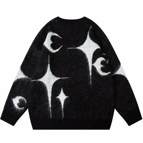 Aran Isles Knitwear × Japanese Brand Men's Star Moon Graphic Knitted Sweater Size US XL / EU 56 / 4 - 2 Thumbnail
