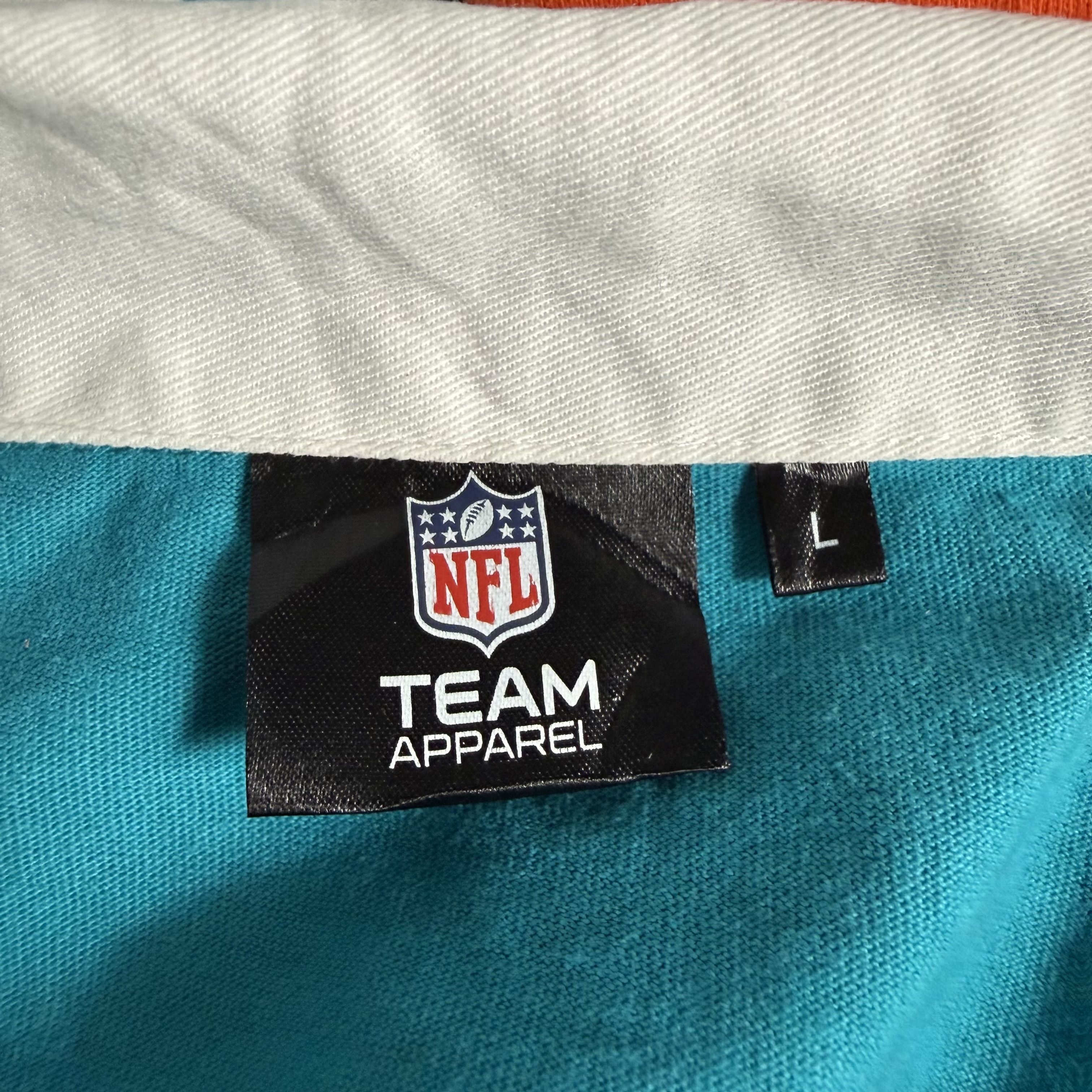NFL 🔥RARE🔥Vintage Miami Dolphins NFL Team Half Zip Polo Shirt Size US L / EU 52-54 / 3 - 6 Thumbnail