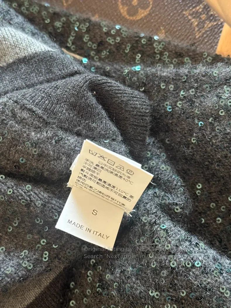 Brunello Cucinelli Brunello Cucinelli Heavy Sequin Knit Top Size S / US 4 / IT 40 - 6 Thumbnail