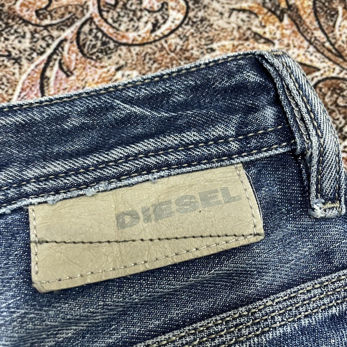 Diesel 🔥Vintage Diesel Industry Krooley Ripped Distress Denim Jeans Size US 34 / EU 50 - 14 Thumbnail