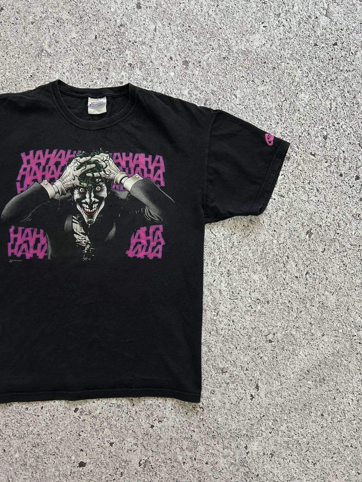 DC Comics × Vintage Vintage 2009 DC Comics Joker HAHA Movie Cartoon T-Shirt Size US L / EU 52-54 / 3 - 4 Thumbnail