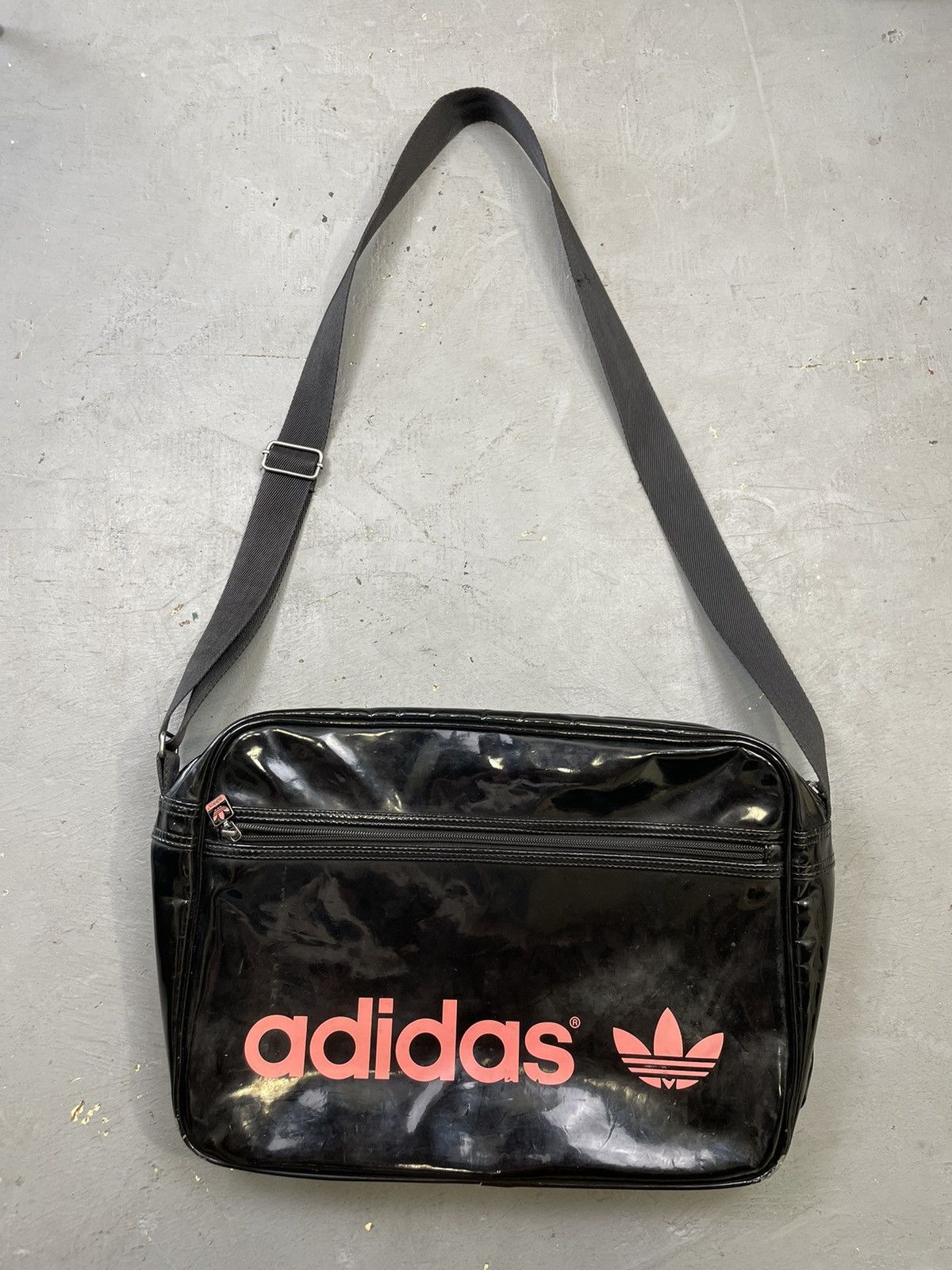 Fashion grey adidas messenger bag