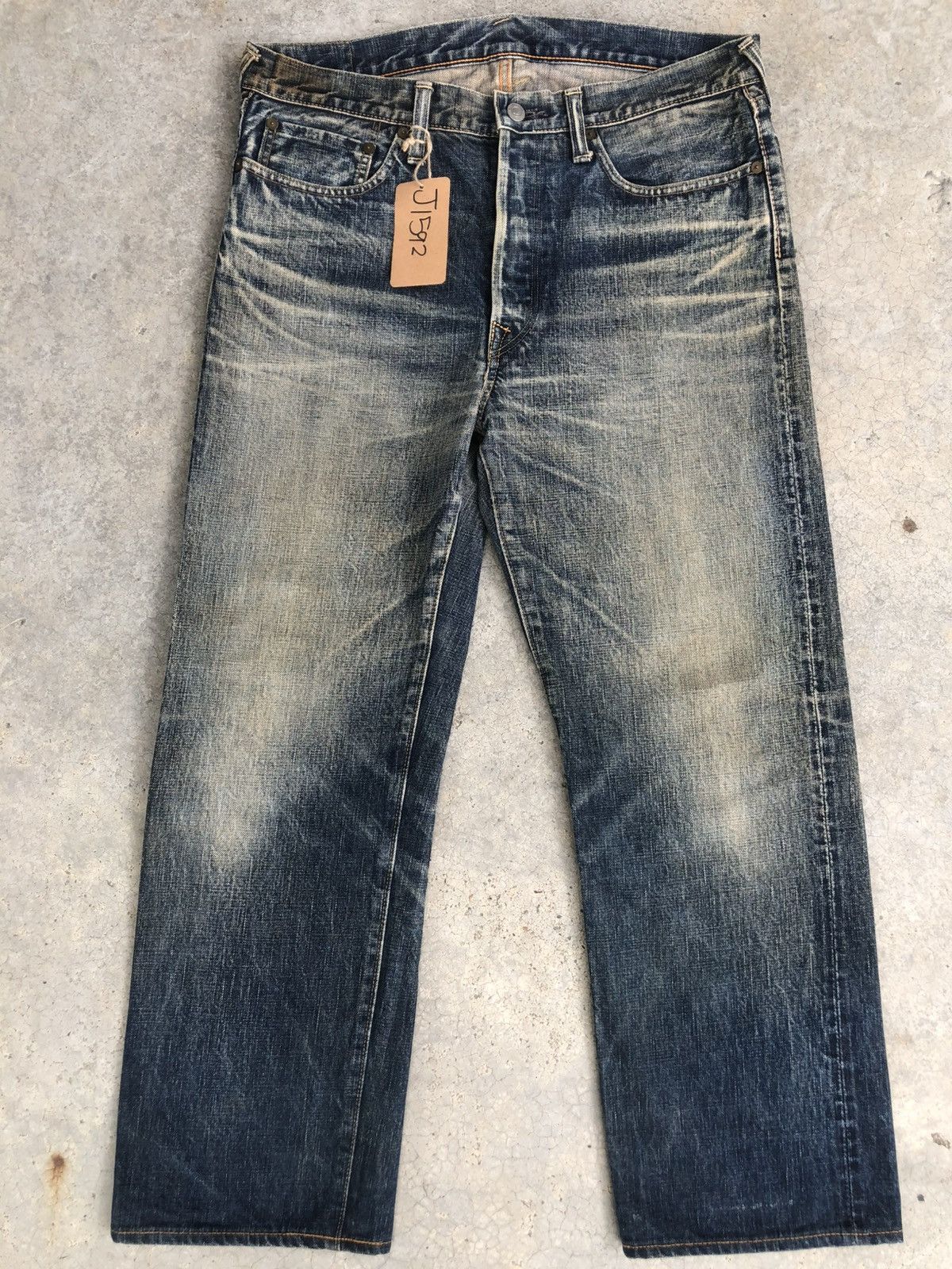 Vintage 45rpm Distressed Jeans Selvedge Denim