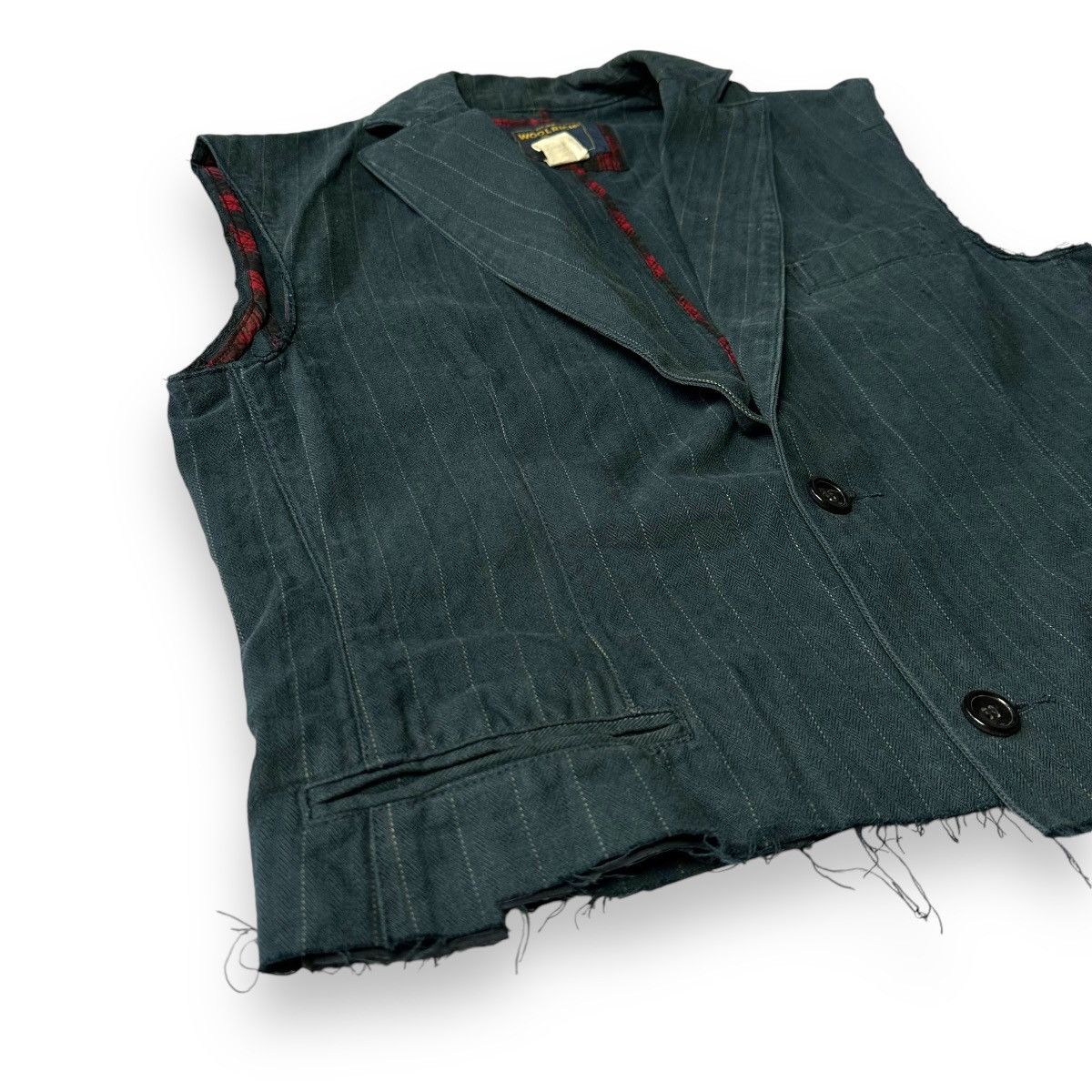 Woolrich Woolen Mills VINTAGE CUSTOM WOOLRICH STRIPES BUTTON UP VEST Size US L / EU 52-54 / 3 - 4 Thumbnail