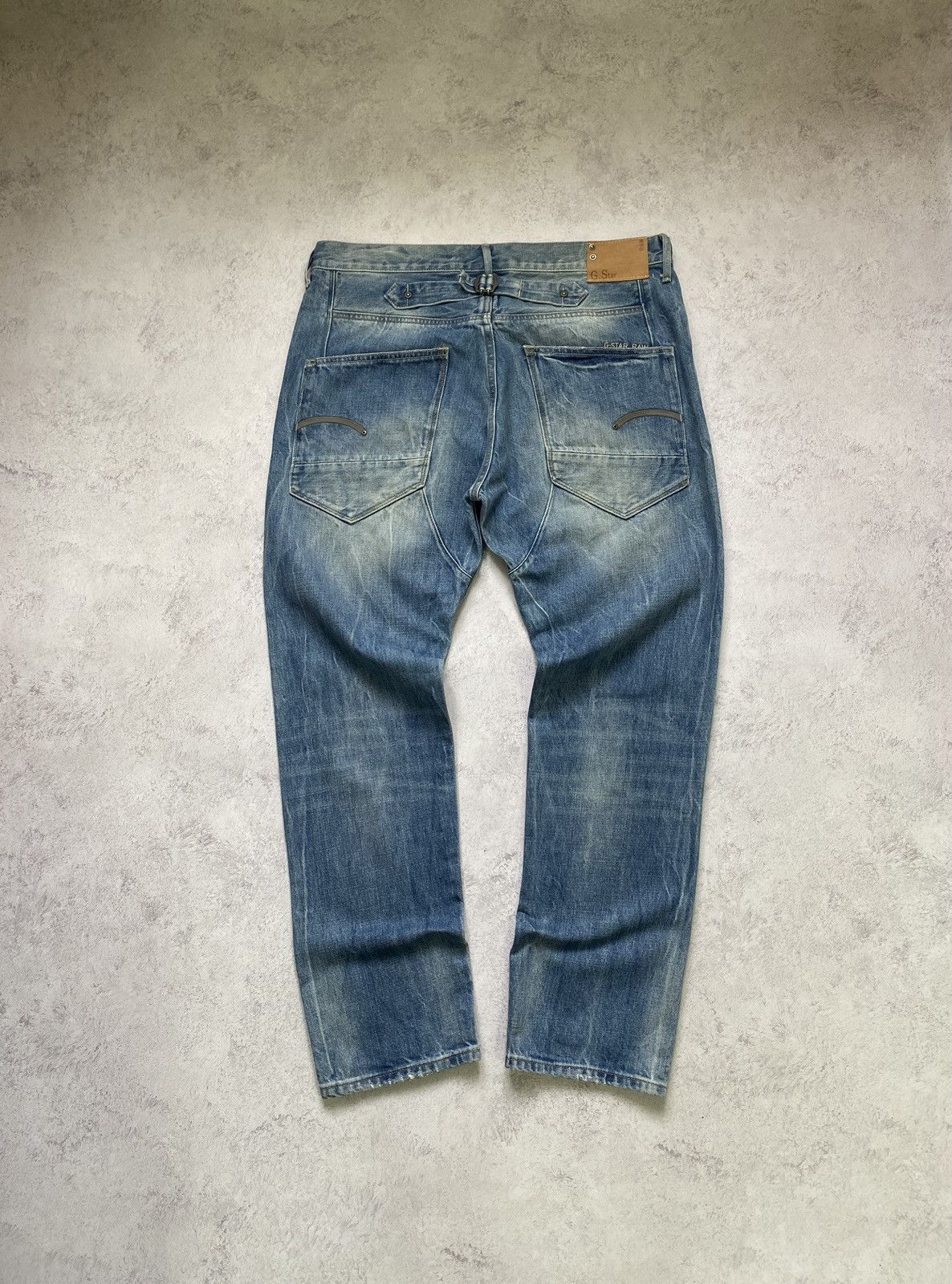 G-Star G Star Raw Denim Vintage Men’s Blue Faded Pants Size 36 Size US 36 / EU 52 - 1 Thumbnail