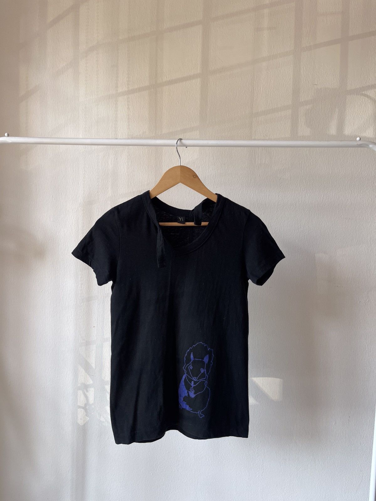 Y's × Y's for Men × Yohji Yamamoto 2000s Y’s Yohji Yamamoto Purple Squirrel Tee Size US XS / EU 42 / 0 - 3 Thumbnail