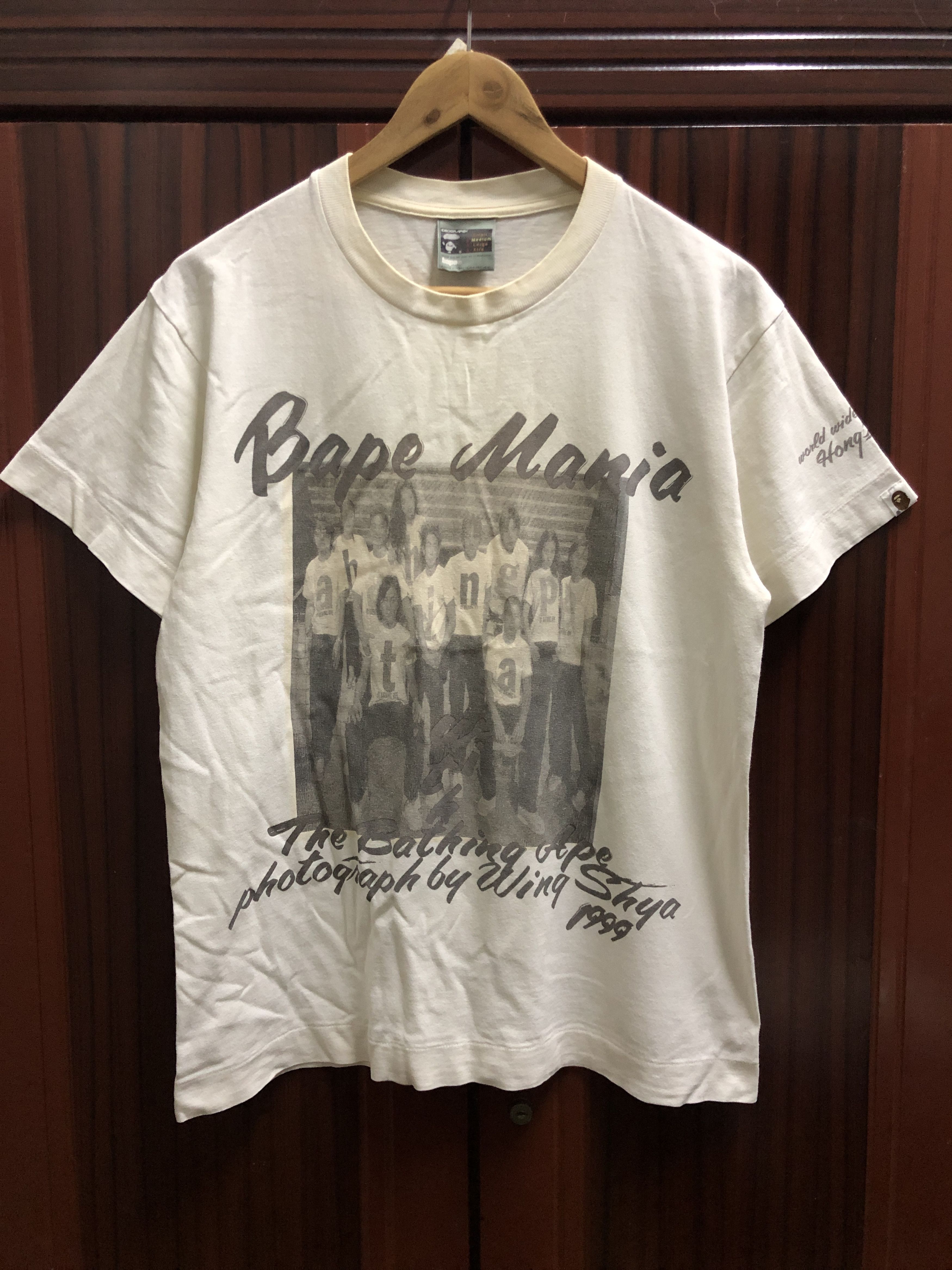 OG Vintage 1999 Bape Mania Hong Kong Photo Tshirts